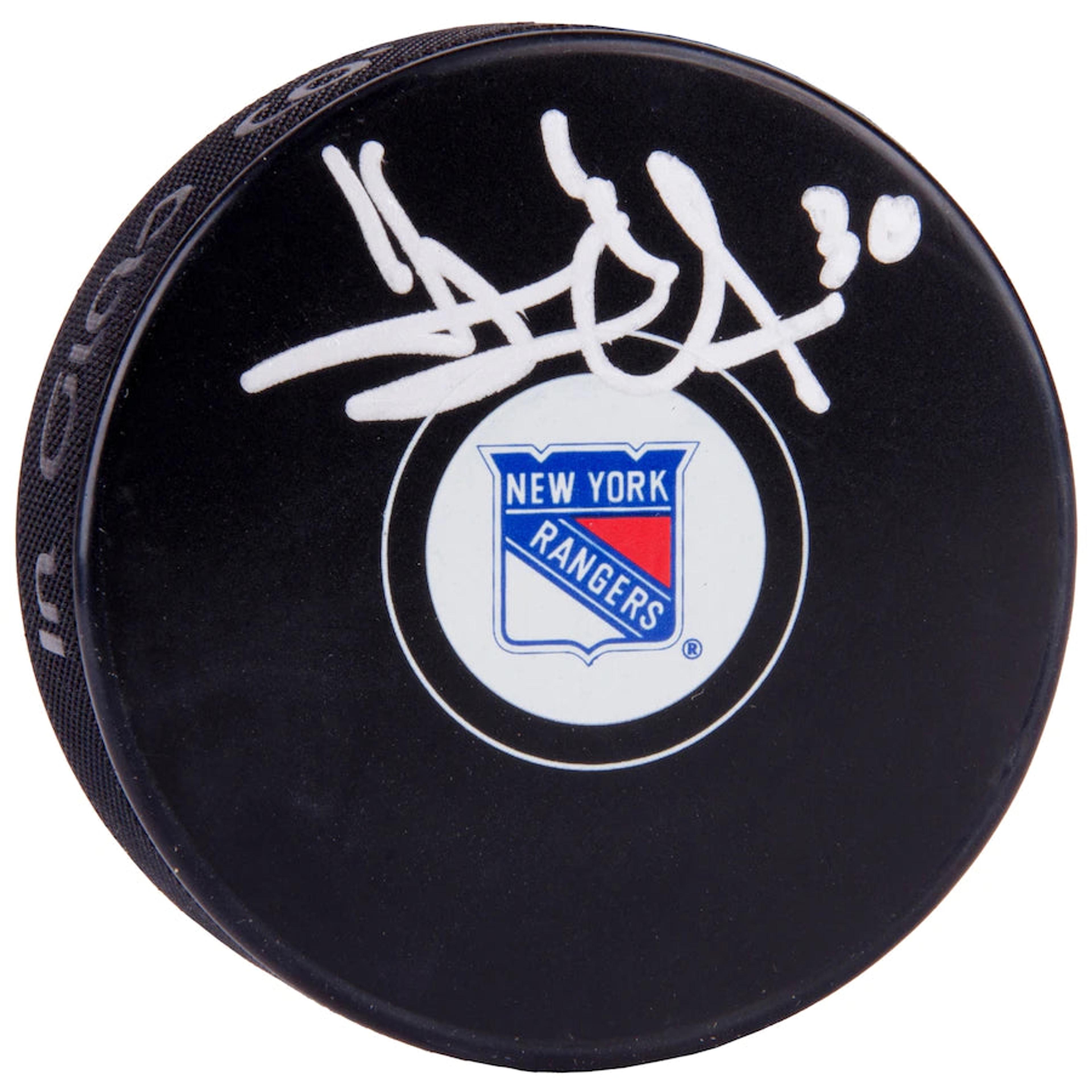 NHL - Rangers - Henrik Lundqvist Puck