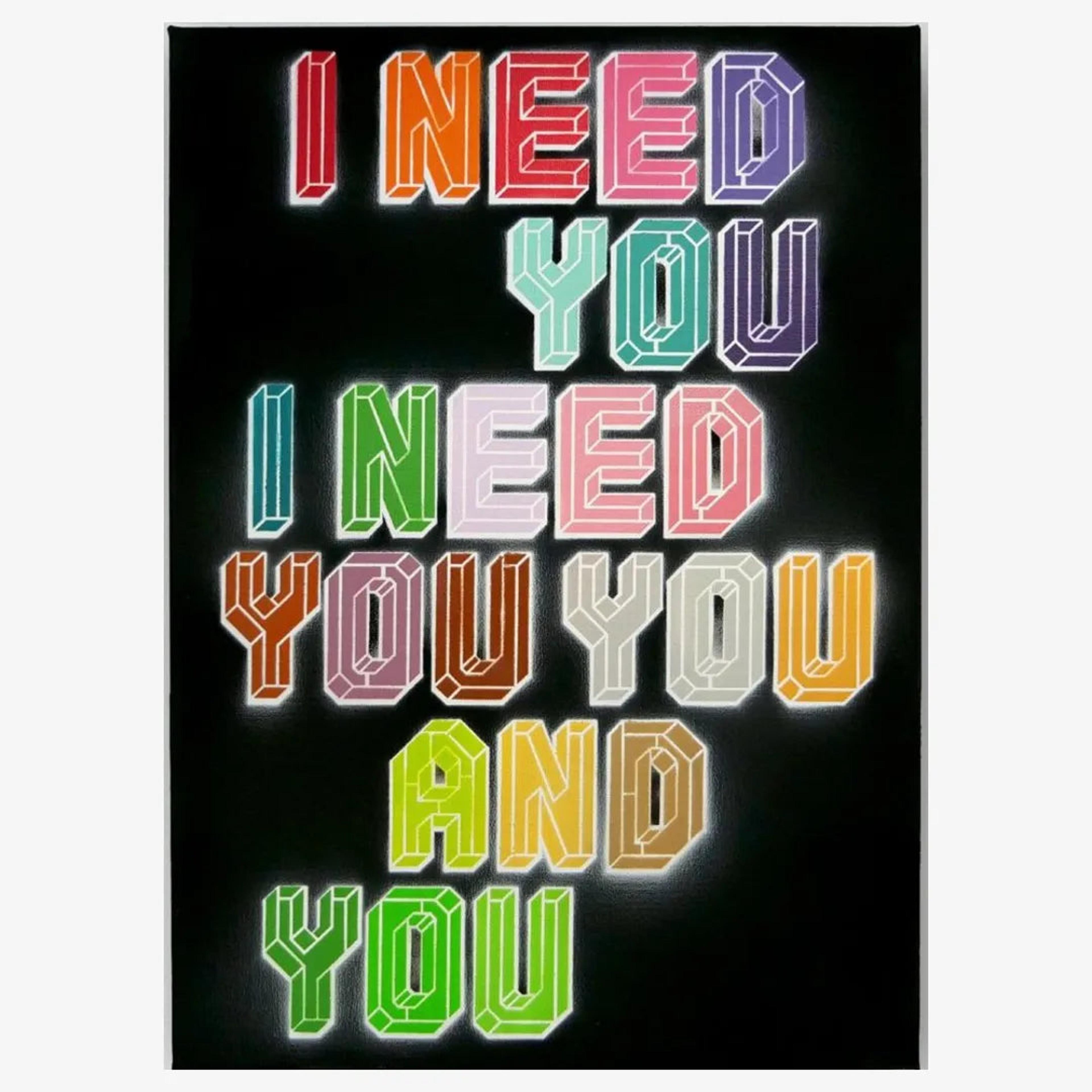 Ben Eine - I Need You