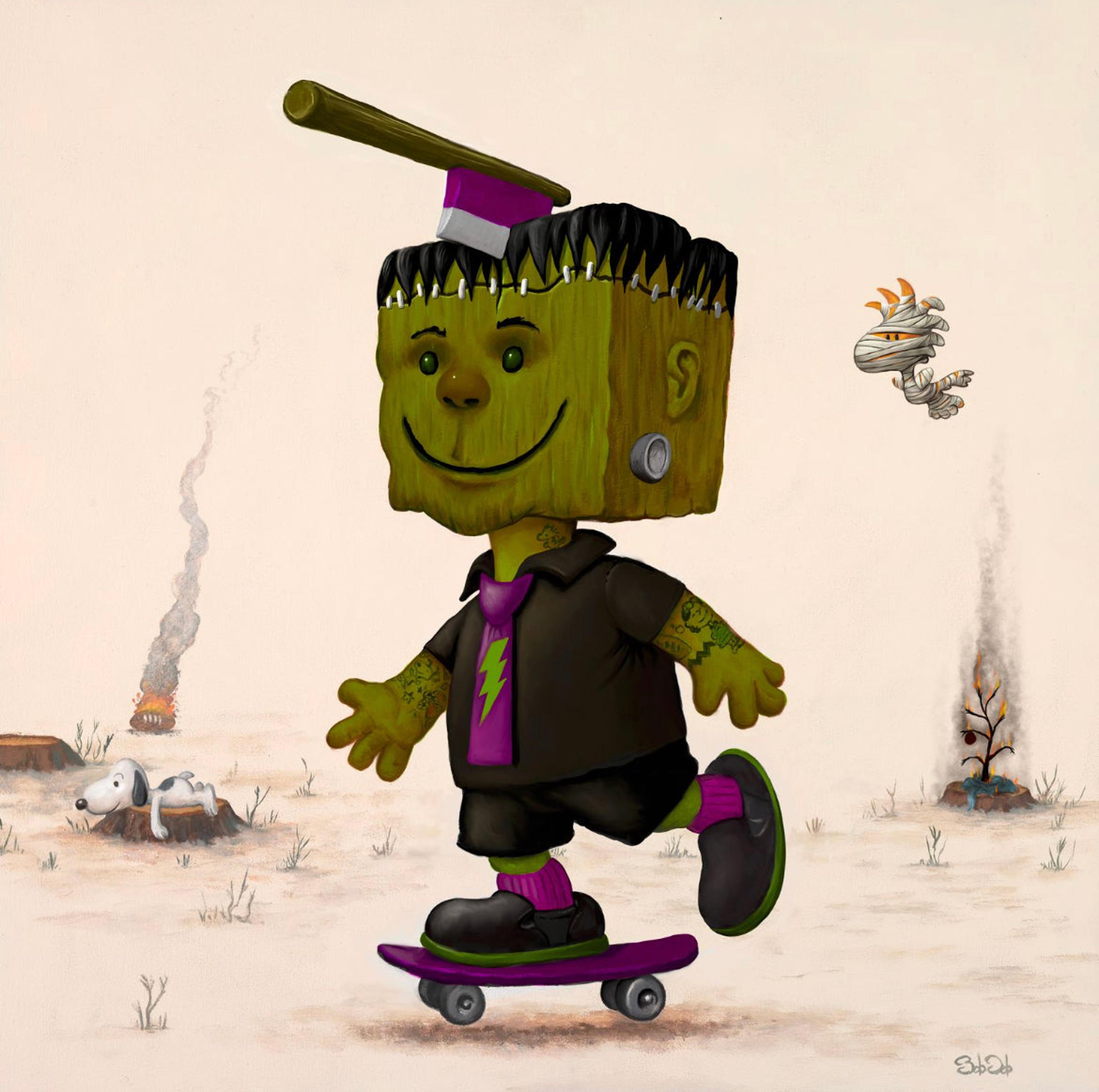 Alternate View 1 of Bob Dob Blockhead PRINTS by Bob Dob x  Martian Toys