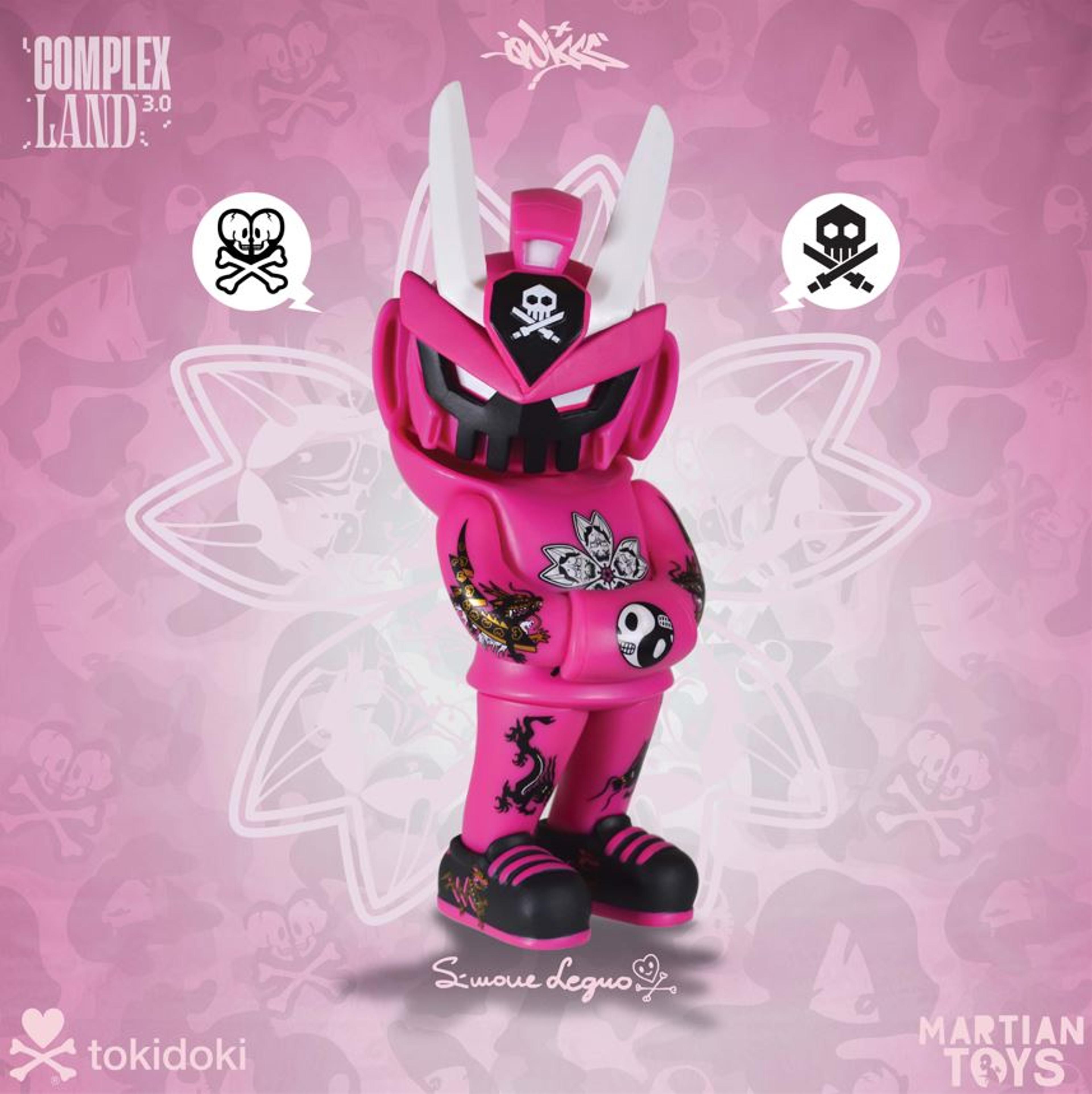 Alternate View 1 of TKDKTEQ: Black Tiger & Pink Orchid Edition by Simone Legno x Qui