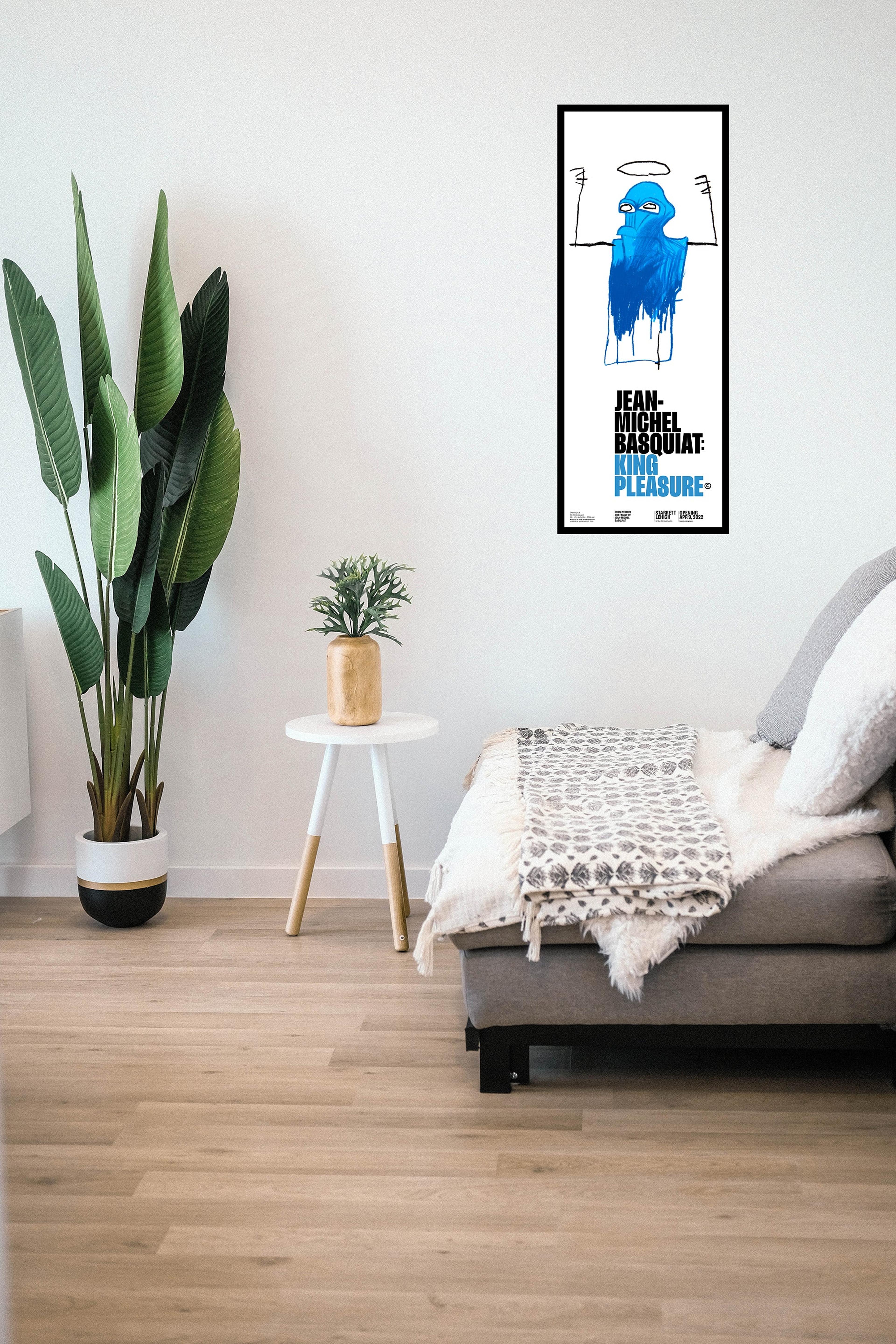 Basquiat Poster - 15x39,  "Untitled (Blue Figure)" and Basquiat: