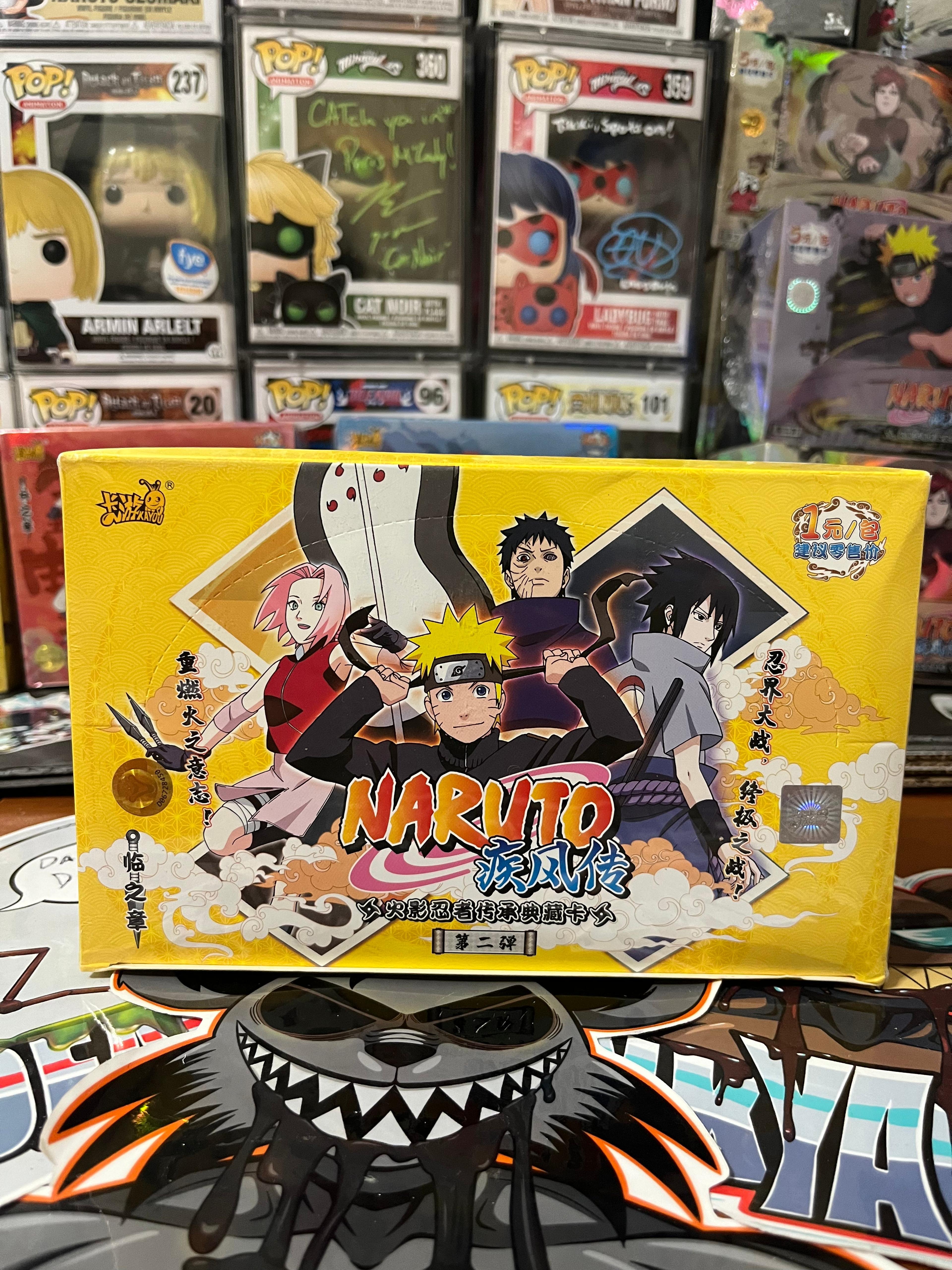 Naruto Official Kayou T1w2 Sealed Booster box