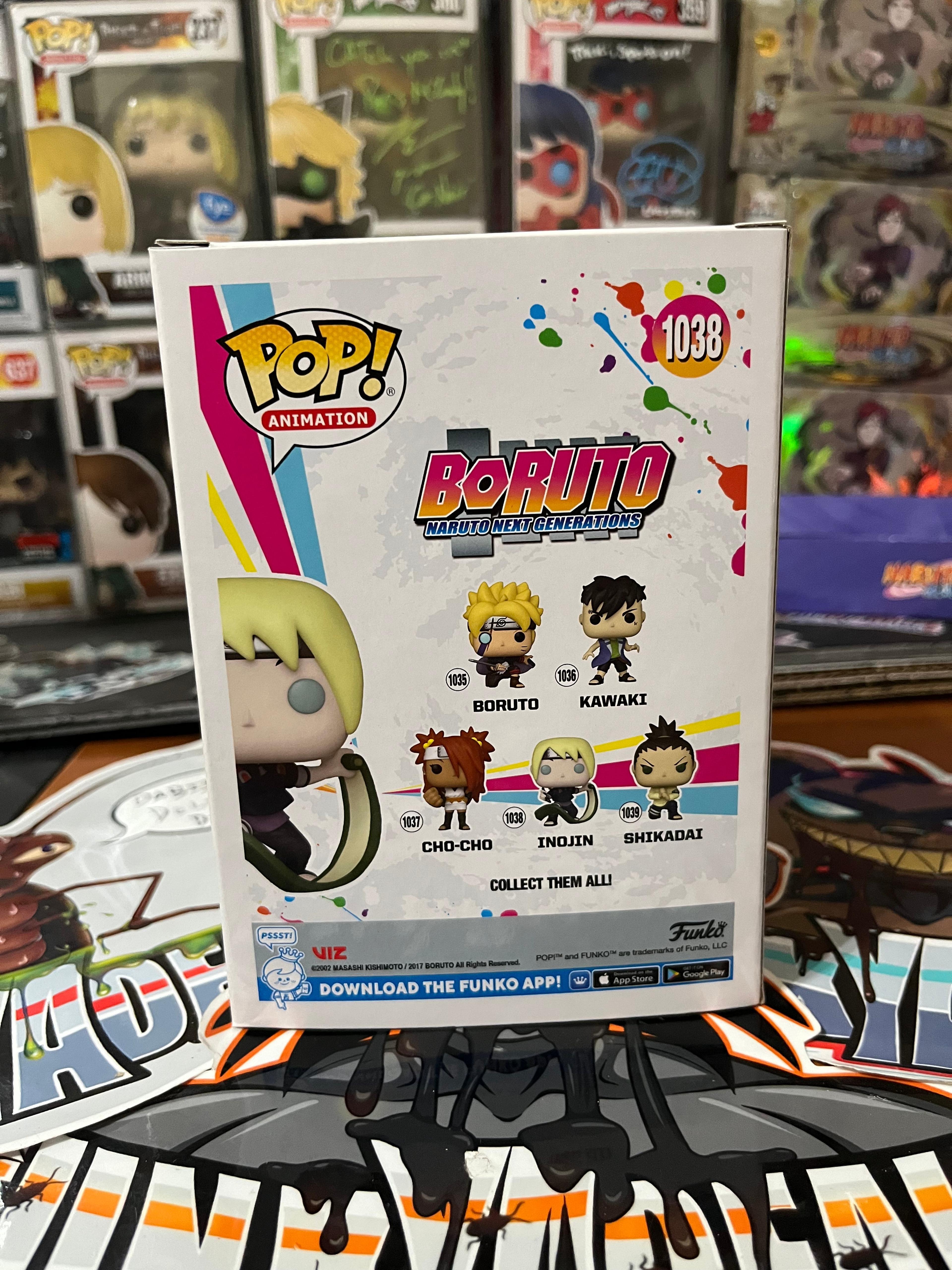 Funko Pop! Animation: Boruto: Naruto Next Generations - Inojin #1038 NEW!