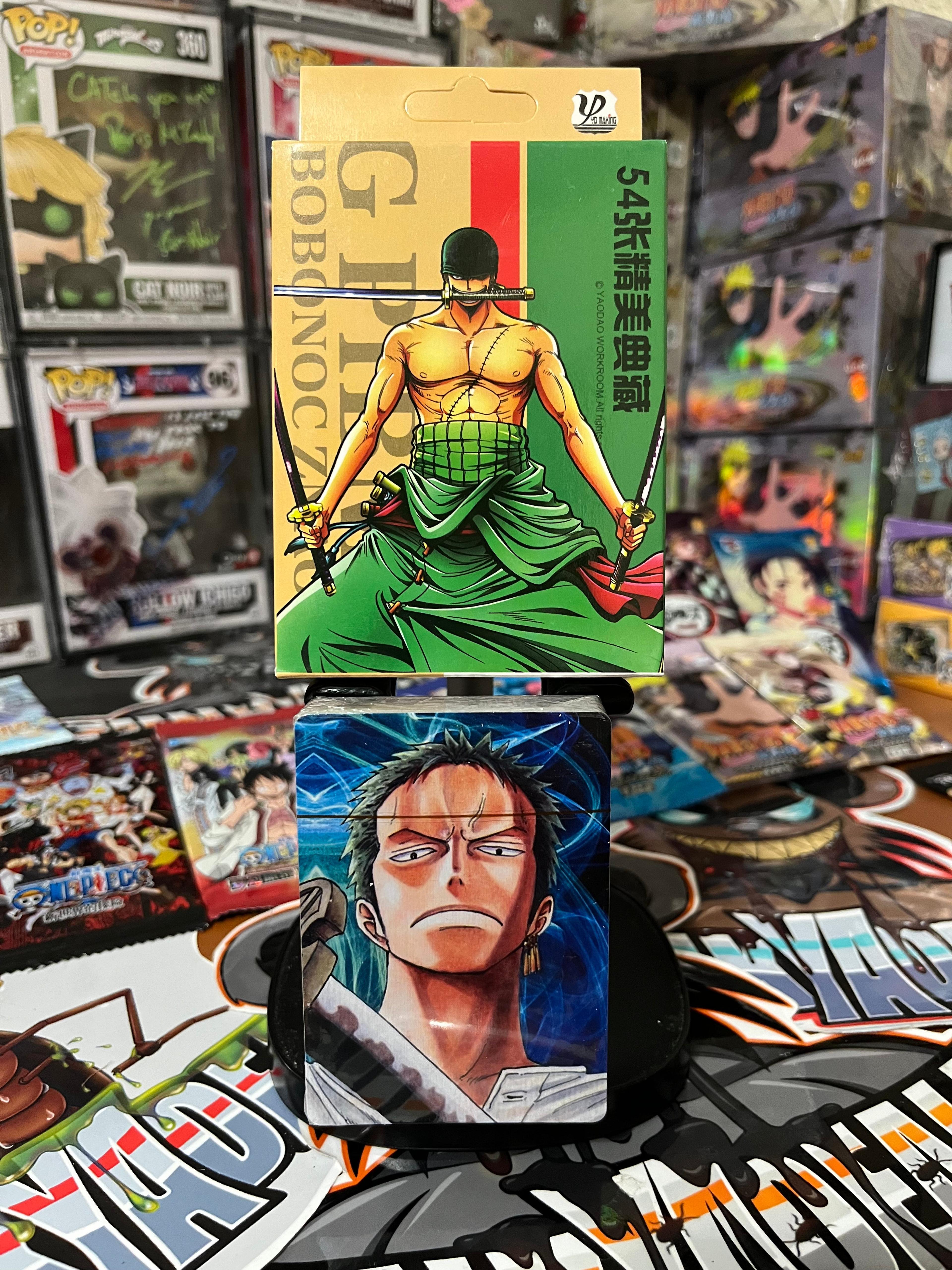 One piece zoro playing cards
