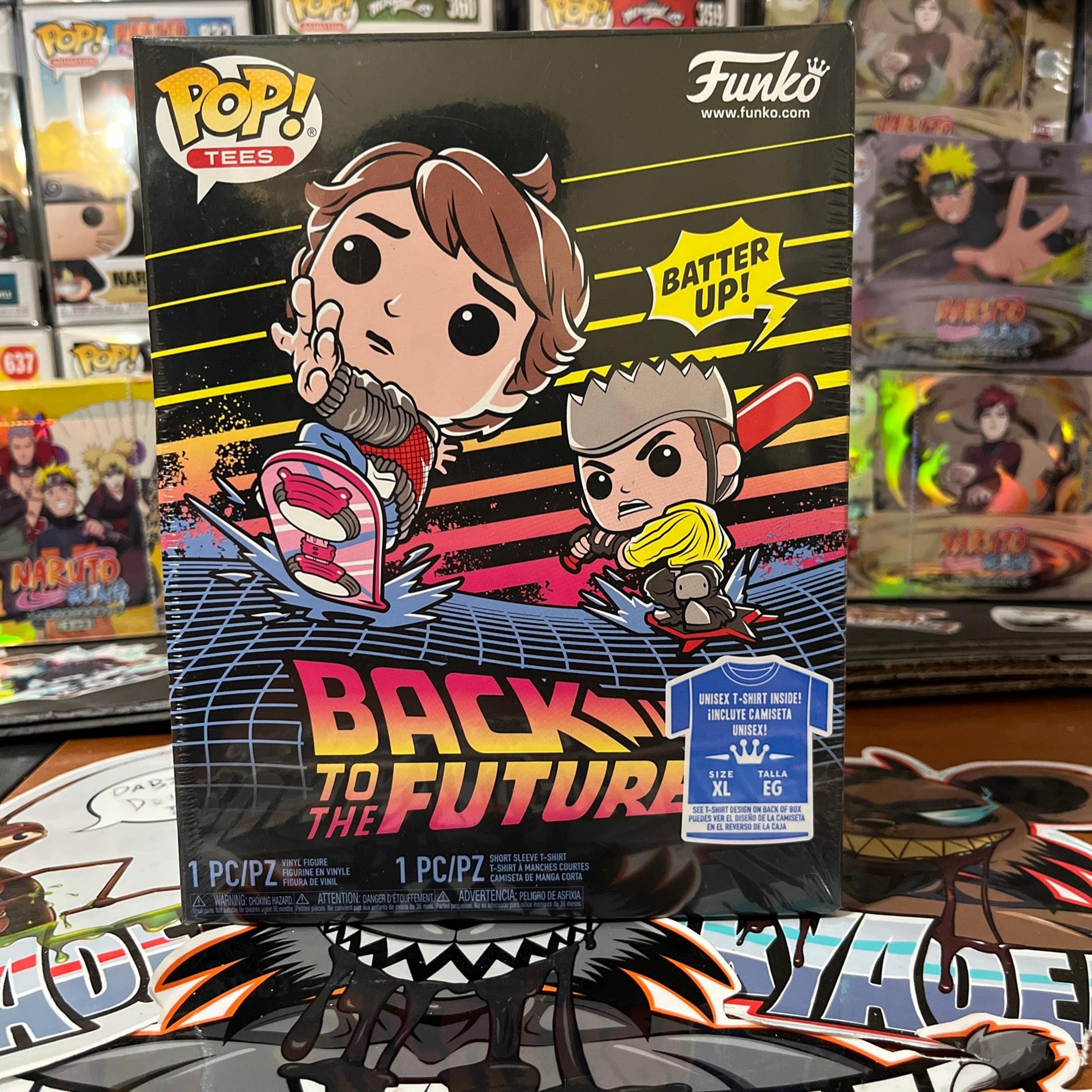 Funko Pop! Movies: Back to The Future - Marty Figure and T-Shirt