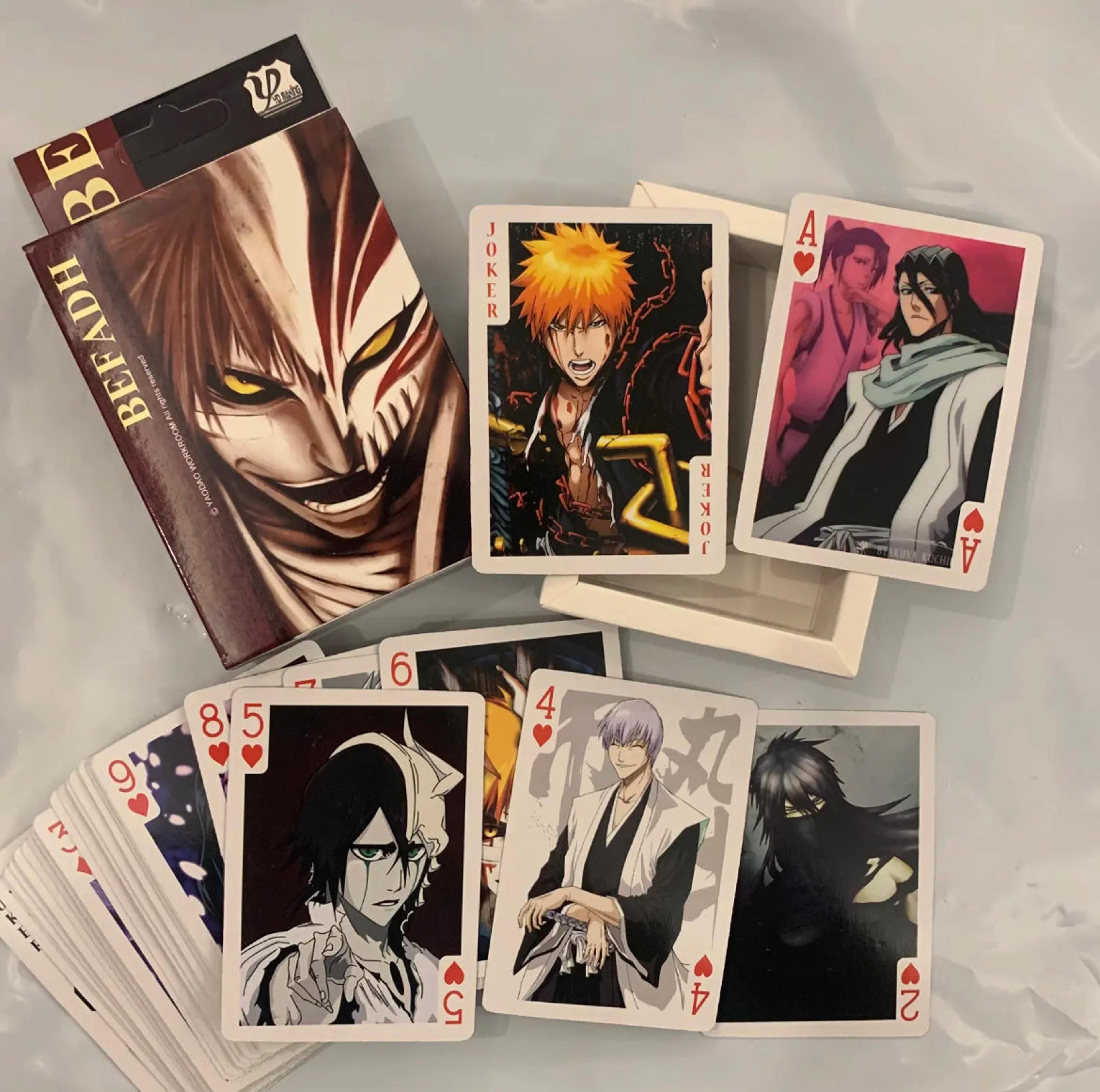 Bleach anime playing cards
