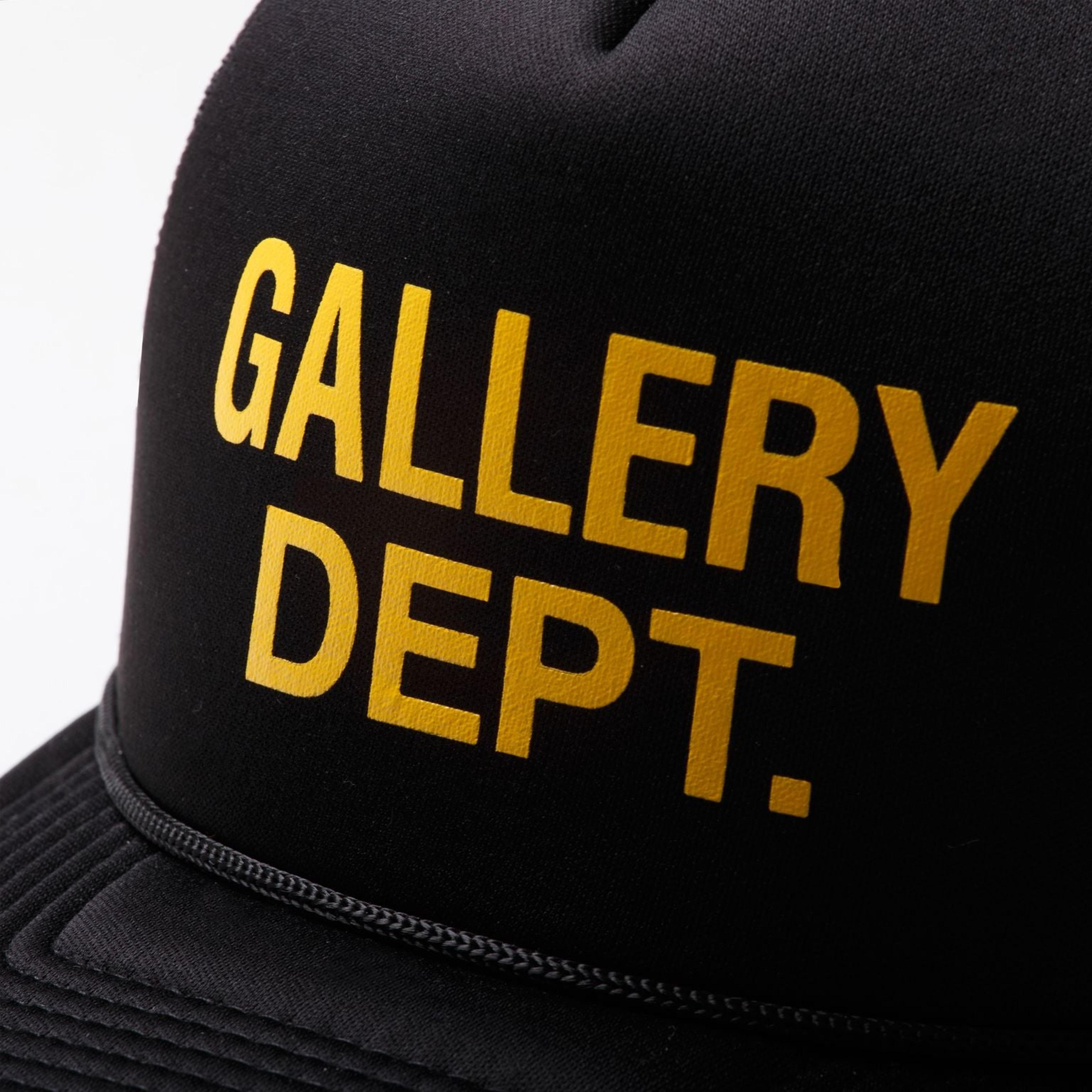 Alternate View 2 of Gallery Dept. Logo Trucker Hat Black Yellow