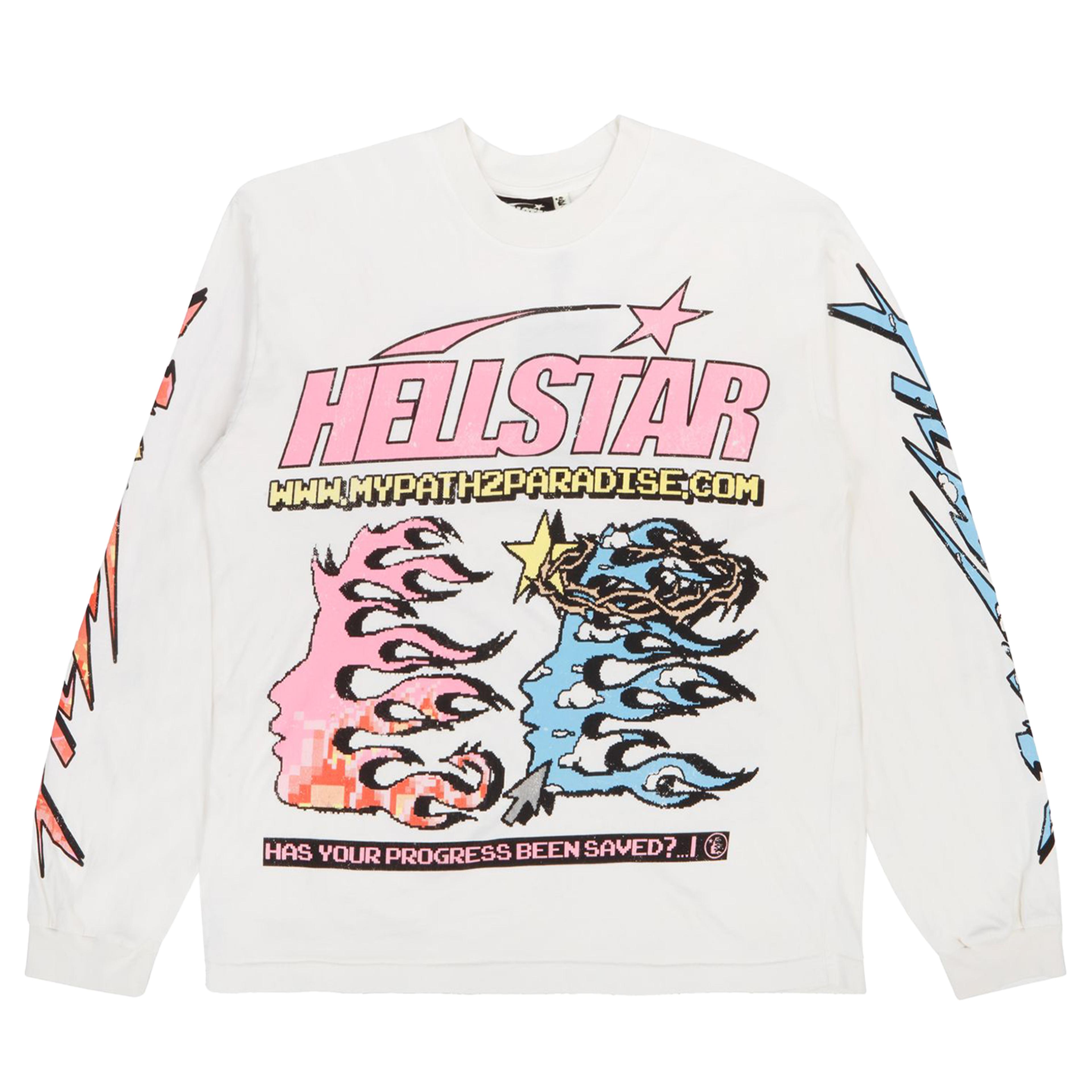 Hellstar Pixel Long Sleeve White