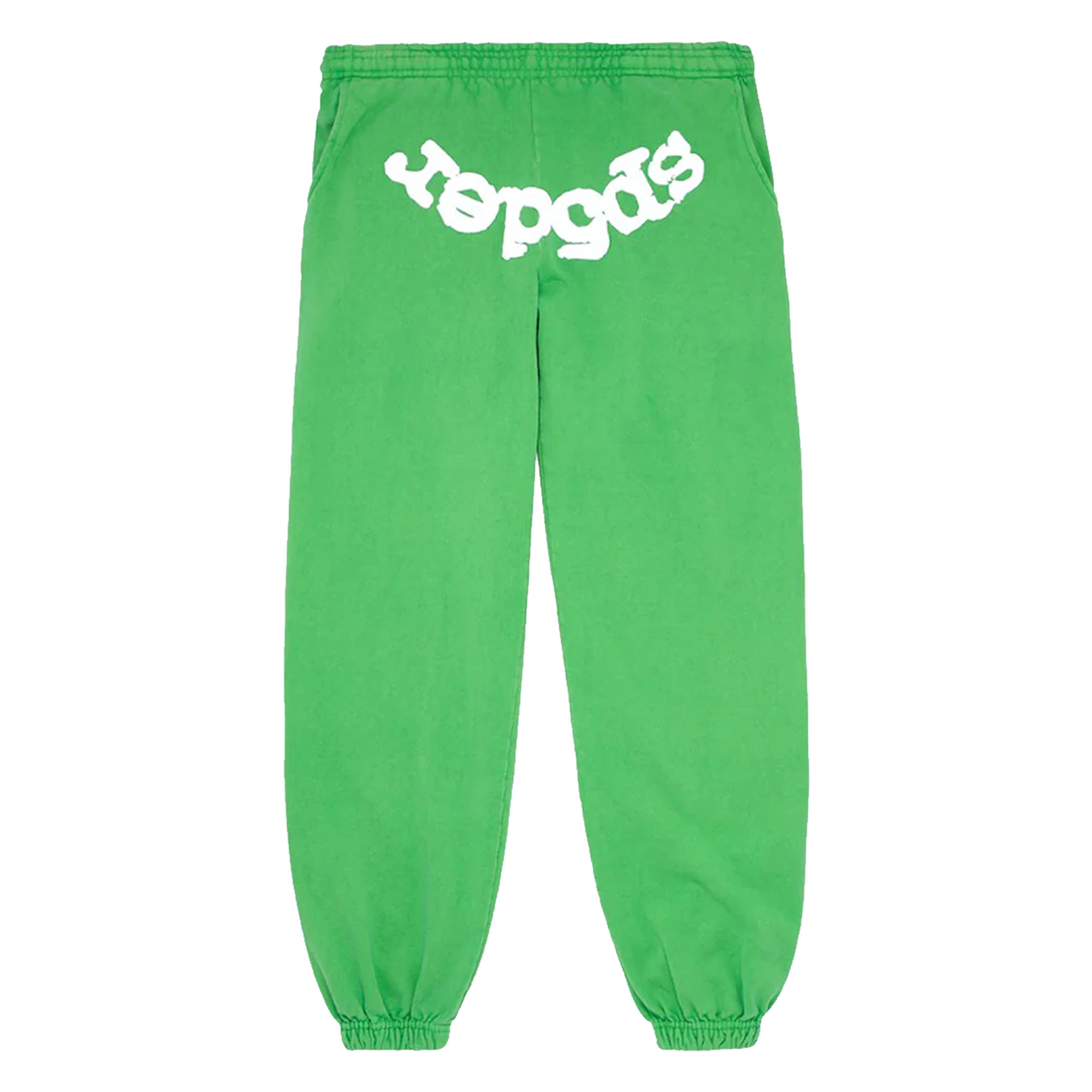 Sp5der Worldwide Sweatpants Slime Green
