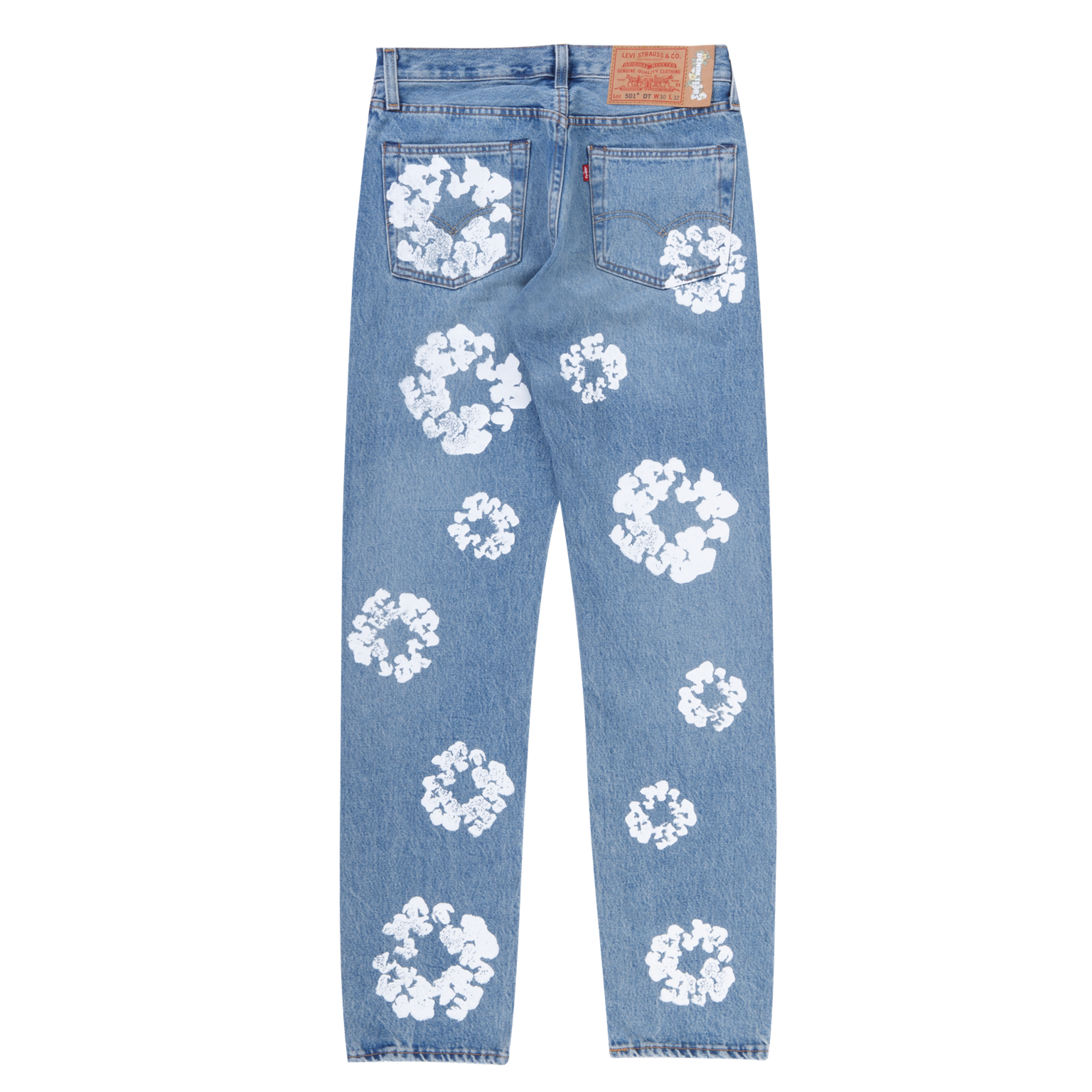 Alternate View 1 of Denim Tears Cotton Wreath Jeans Light Wash