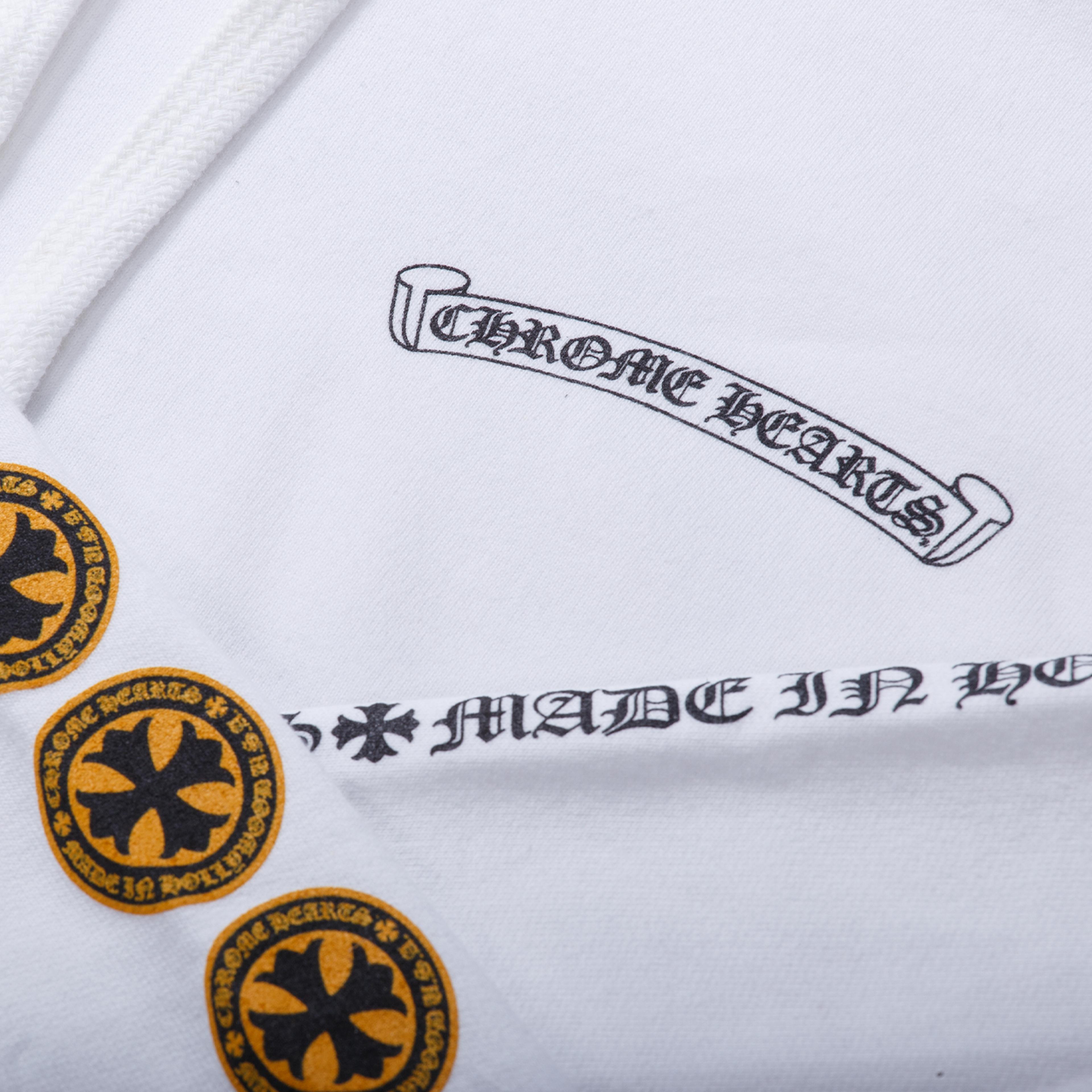 Alternate View 3 of Chrome Hearts Cross Sweatshirt White Yellow