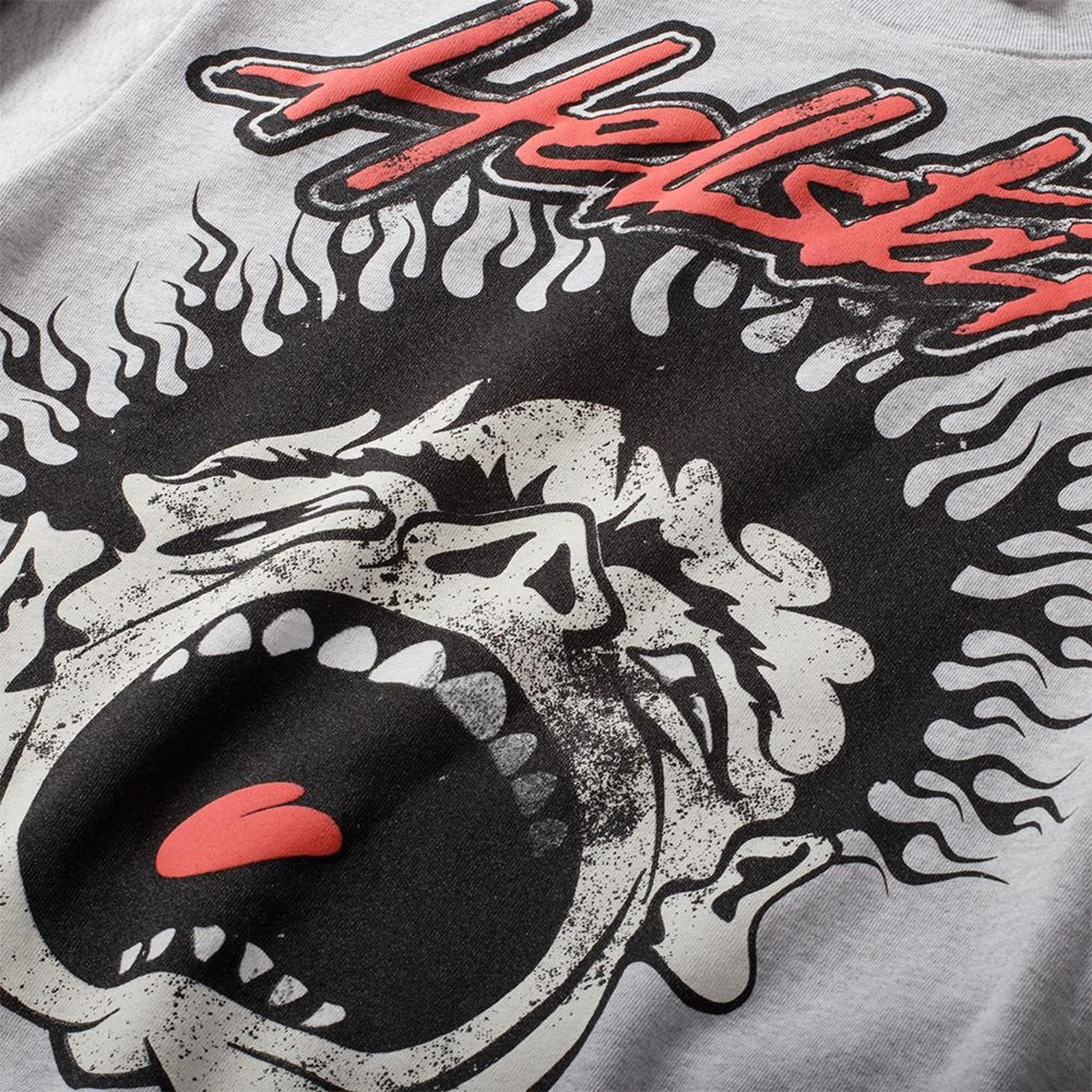 Alternate View 2 of Hellstar Records Crewneck Grey