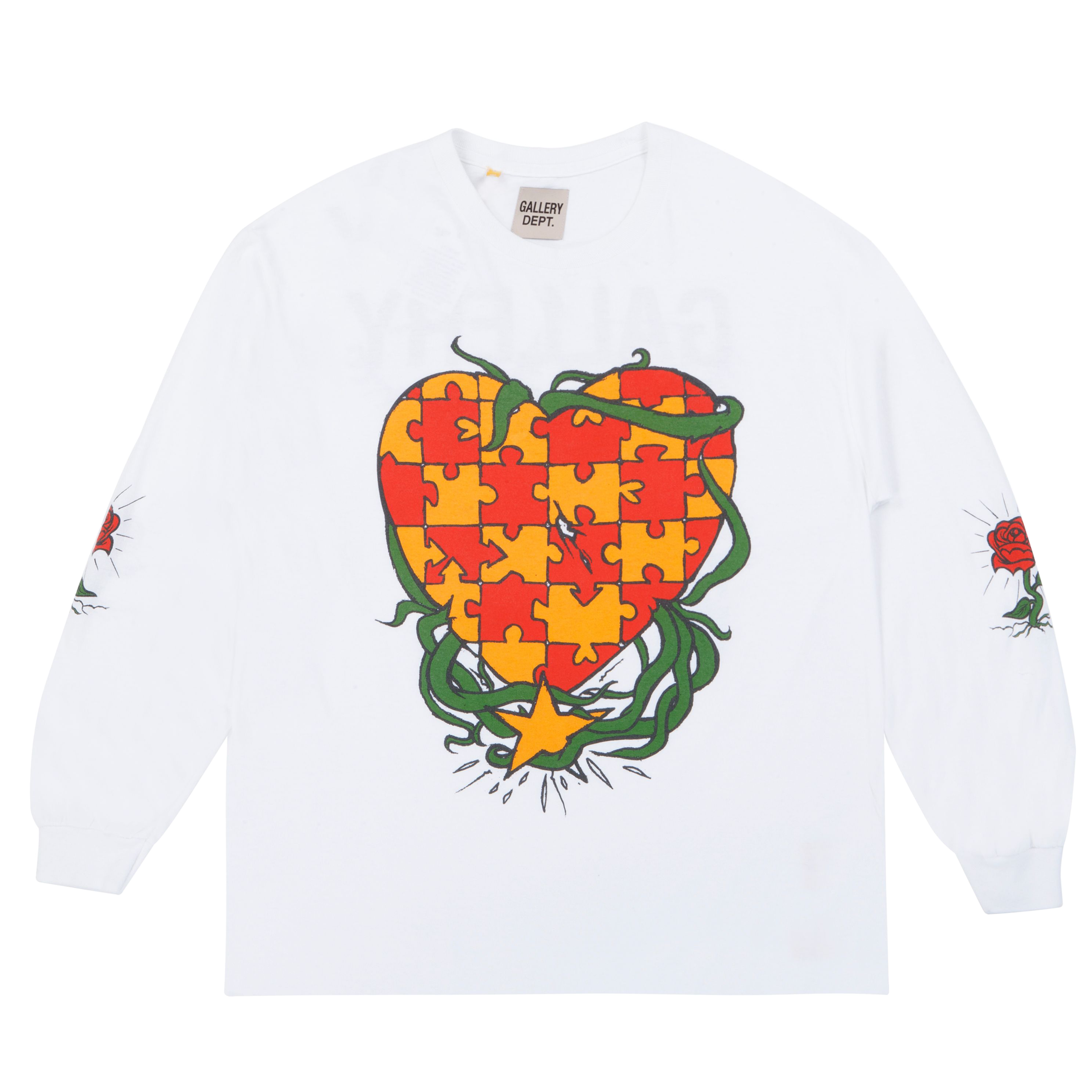 Gallery Dept. Puzzle Heart Long sleeve White