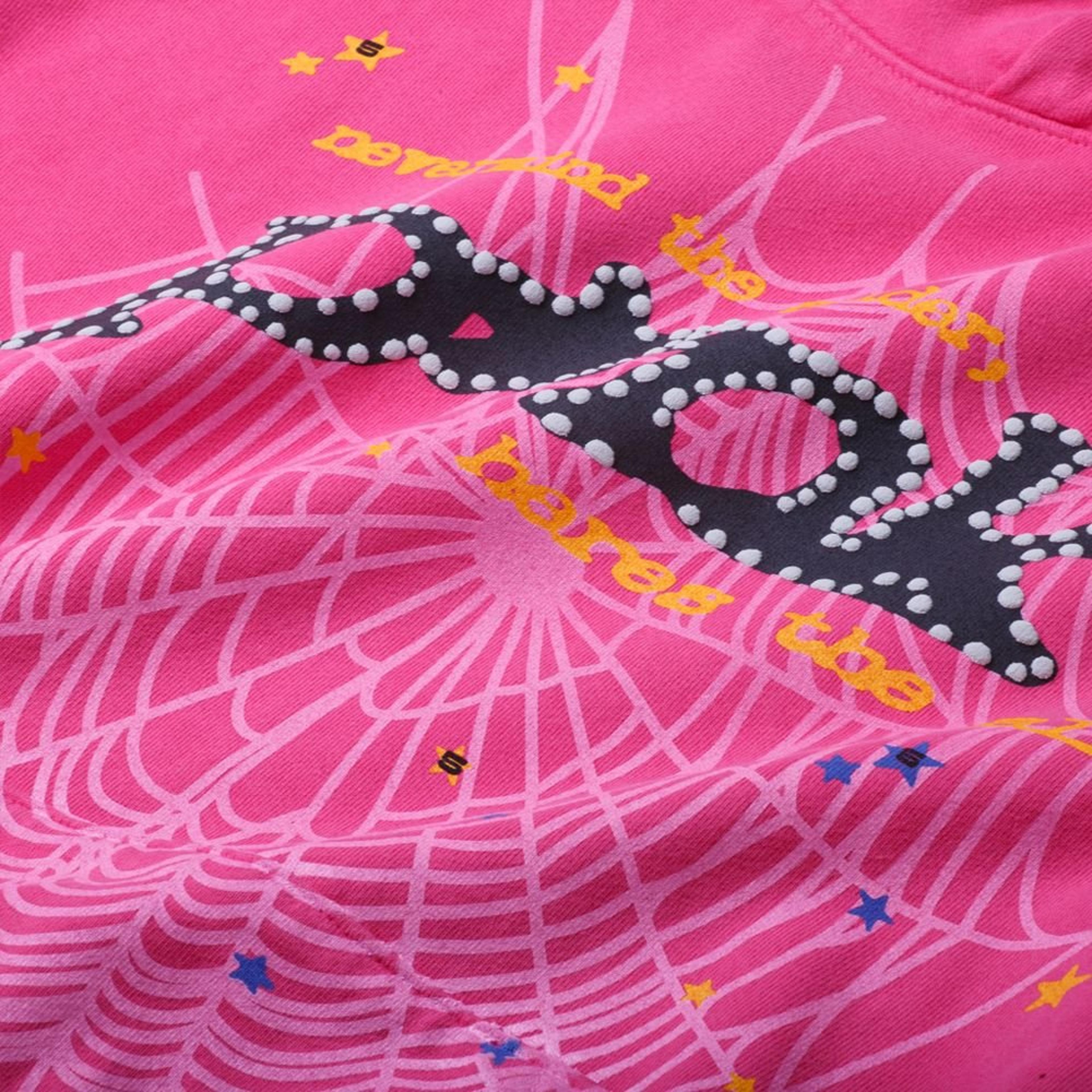 Alternate View 3 of Sp5der Worldwide Punk Sweatshirt Pink