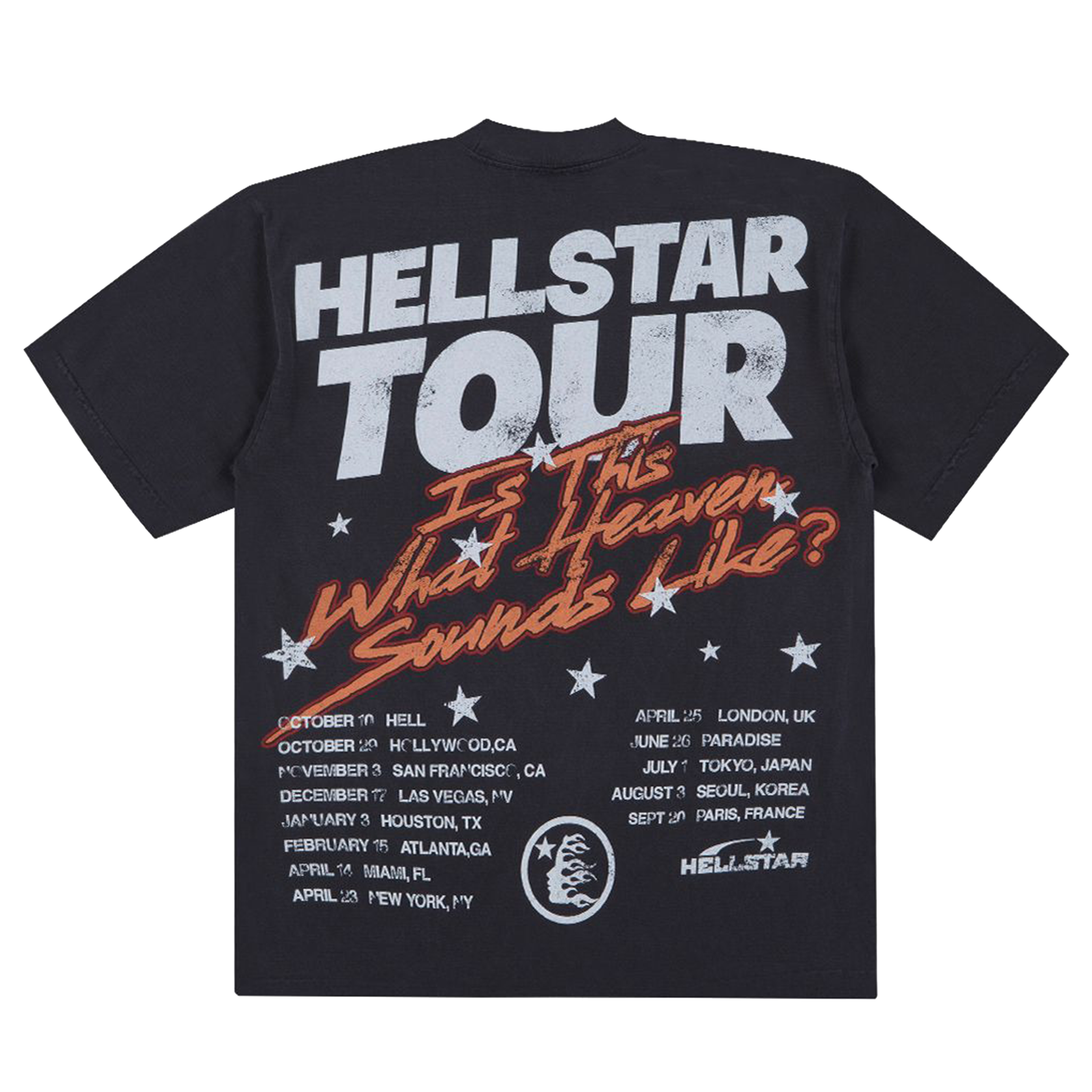 Alternate View 1 of Hellstar Biker Tour Tee Vintage Black