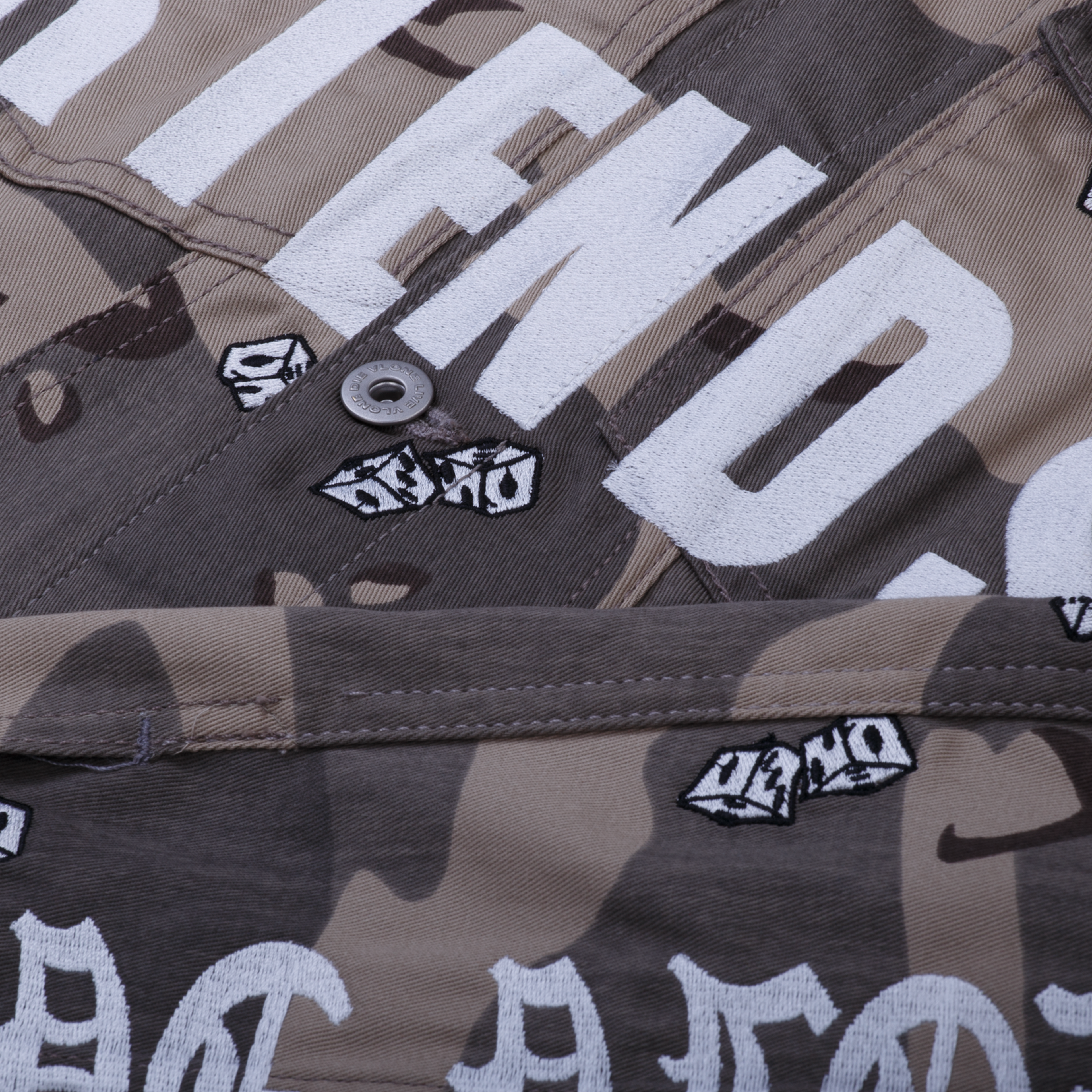 Alternate View 2 of Vlone Friends Jacket Desert Camo