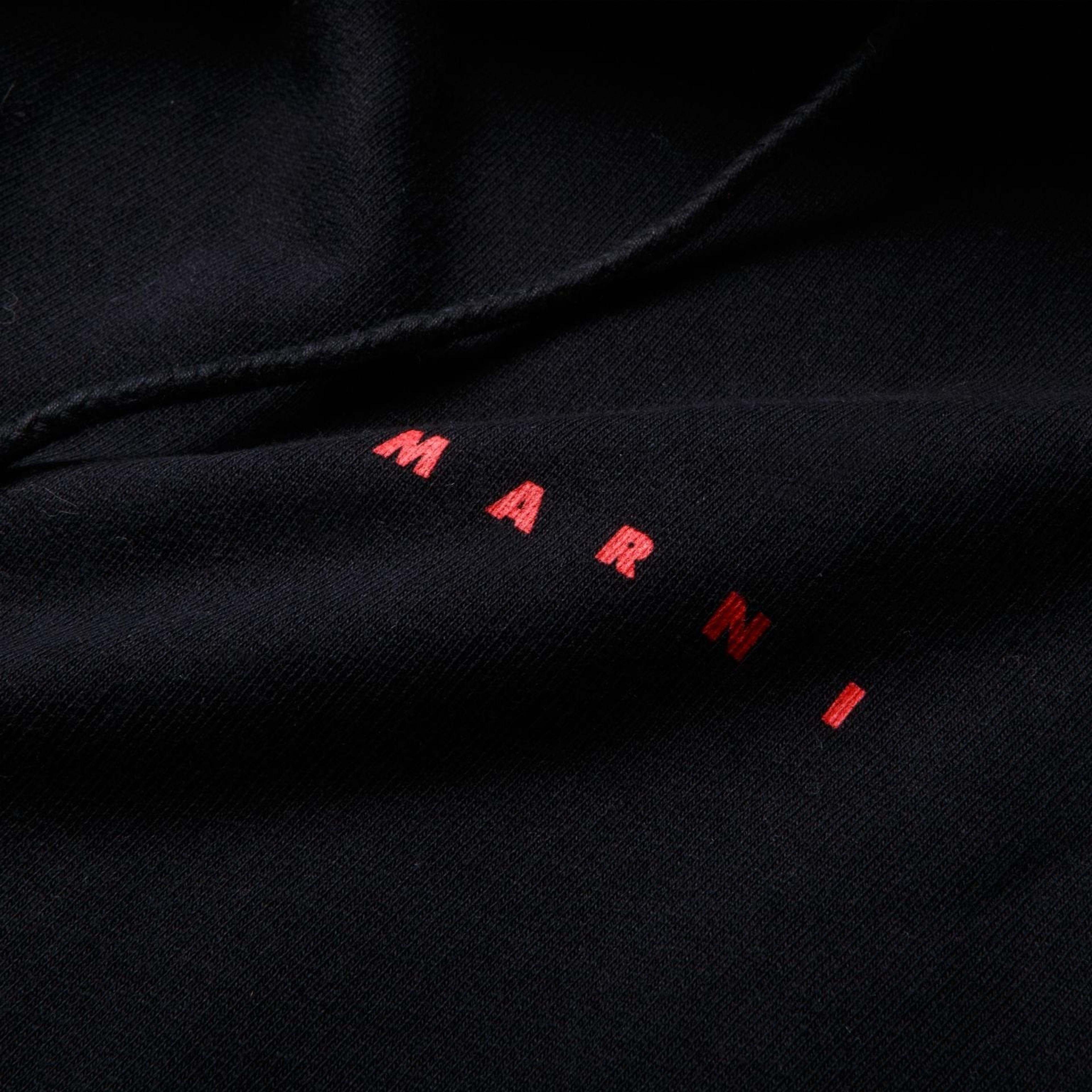 Alternate View 2 of Marni Logo Zip Sweatshirt Black