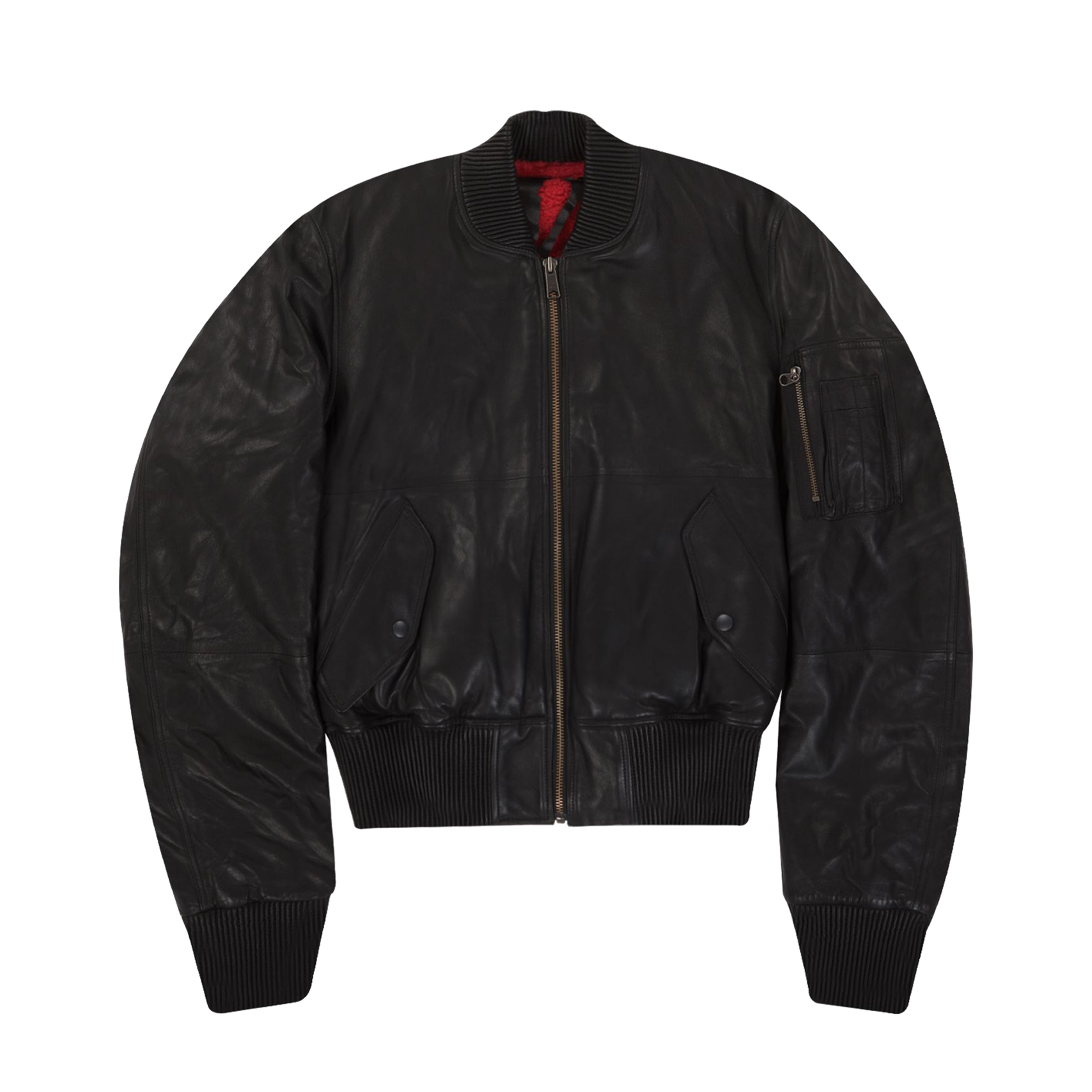 Vlone Leather Jacket Black