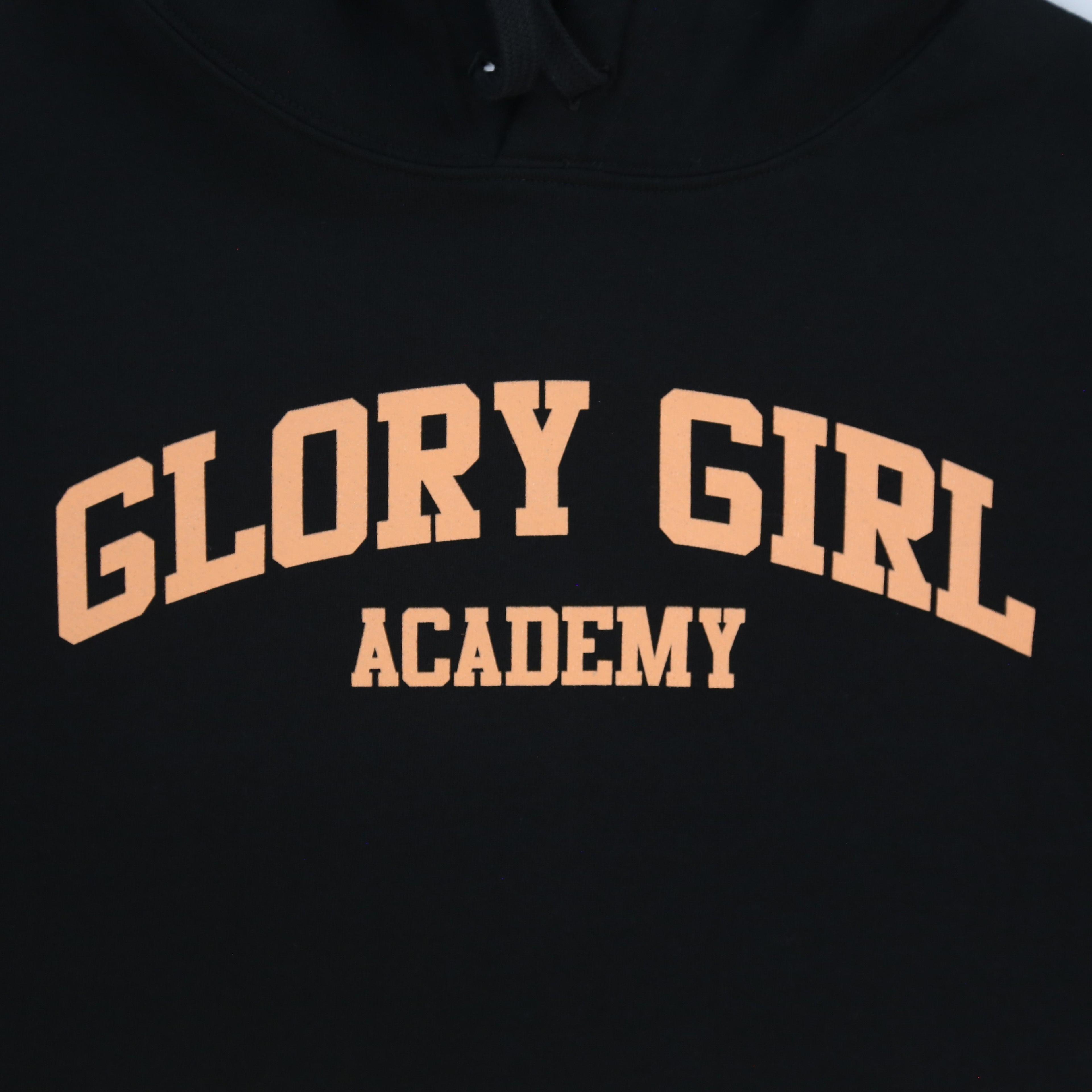 Alternate View 2 of Glory Girl Academy Crop Hoodie (Black)