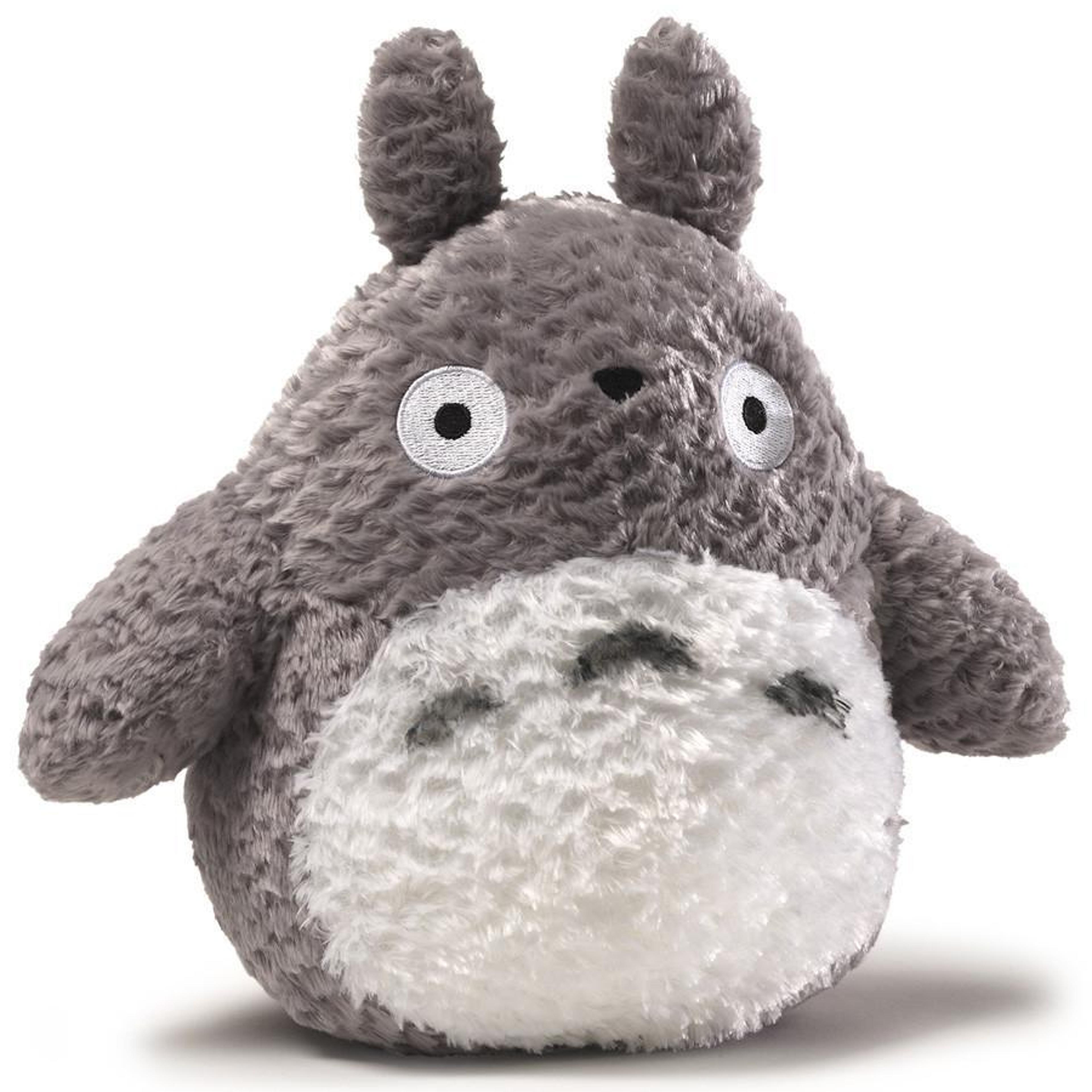 Totoro Medium Grey Fluffy Plush