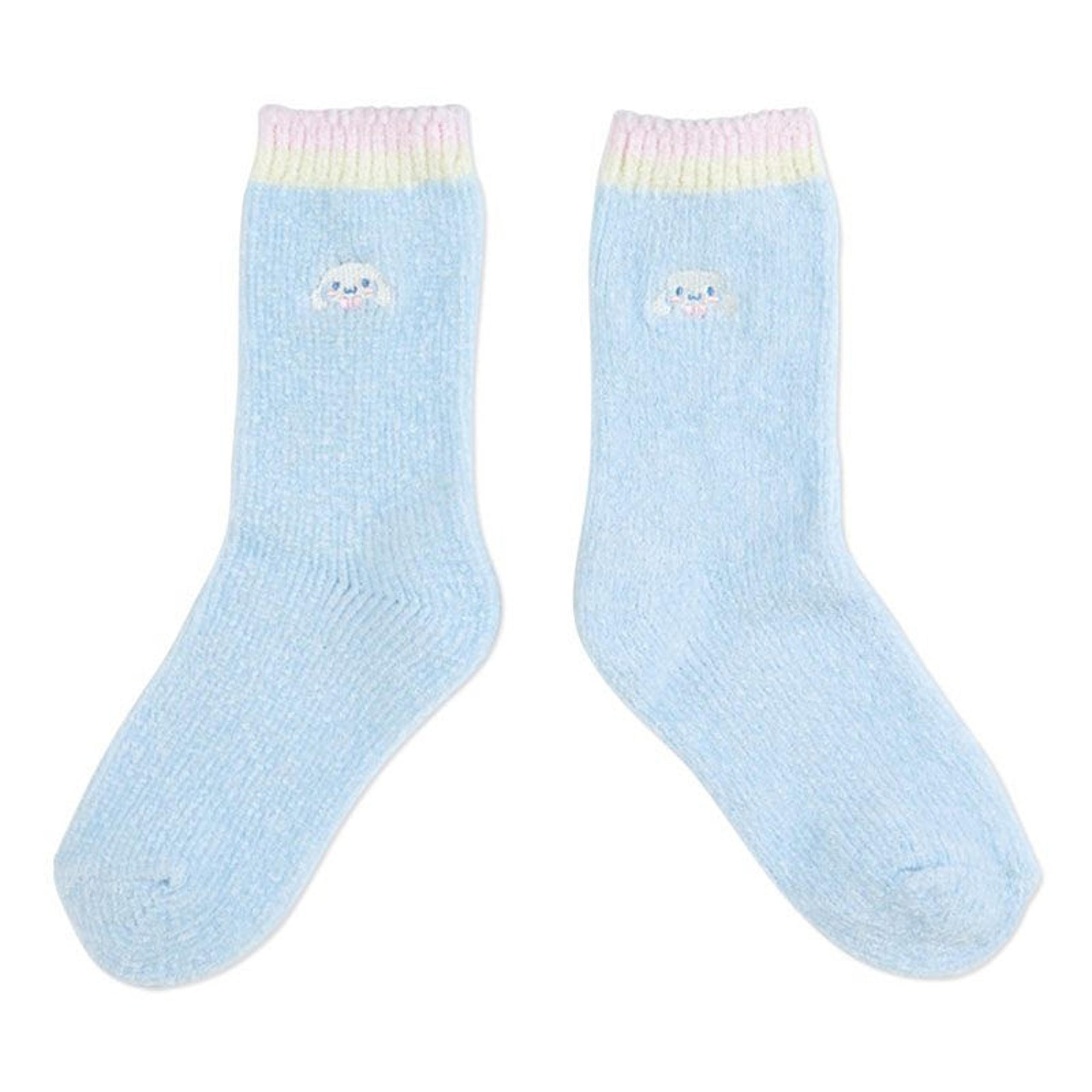 Alternate View 2 of Sanrio Characters Crew Embroidered Face Socks