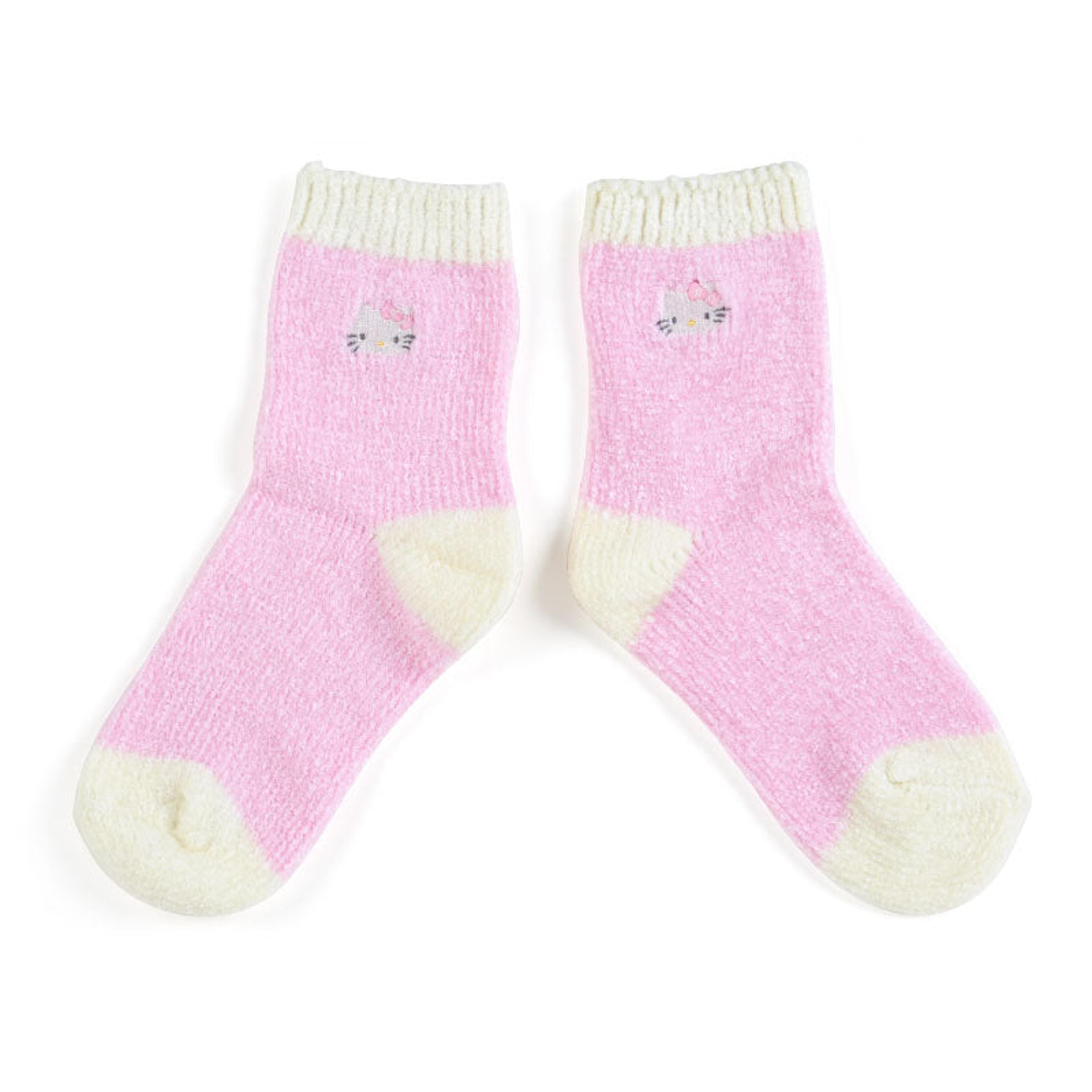 Alternate View 3 of Sanrio Characters Embroidered Chenille Adult Socks