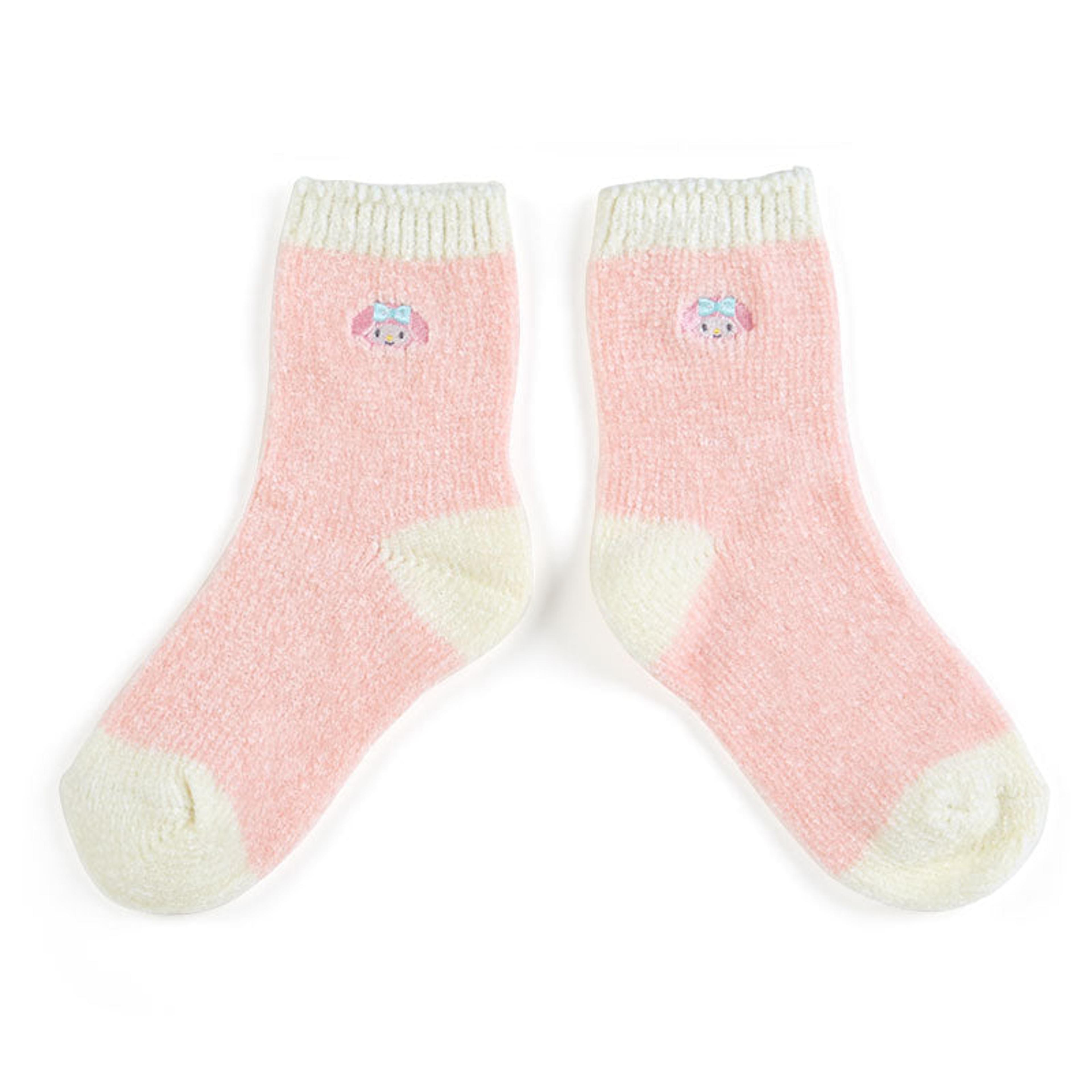 Alternate View 2 of Sanrio Characters Embroidered Chenille Adult Socks
