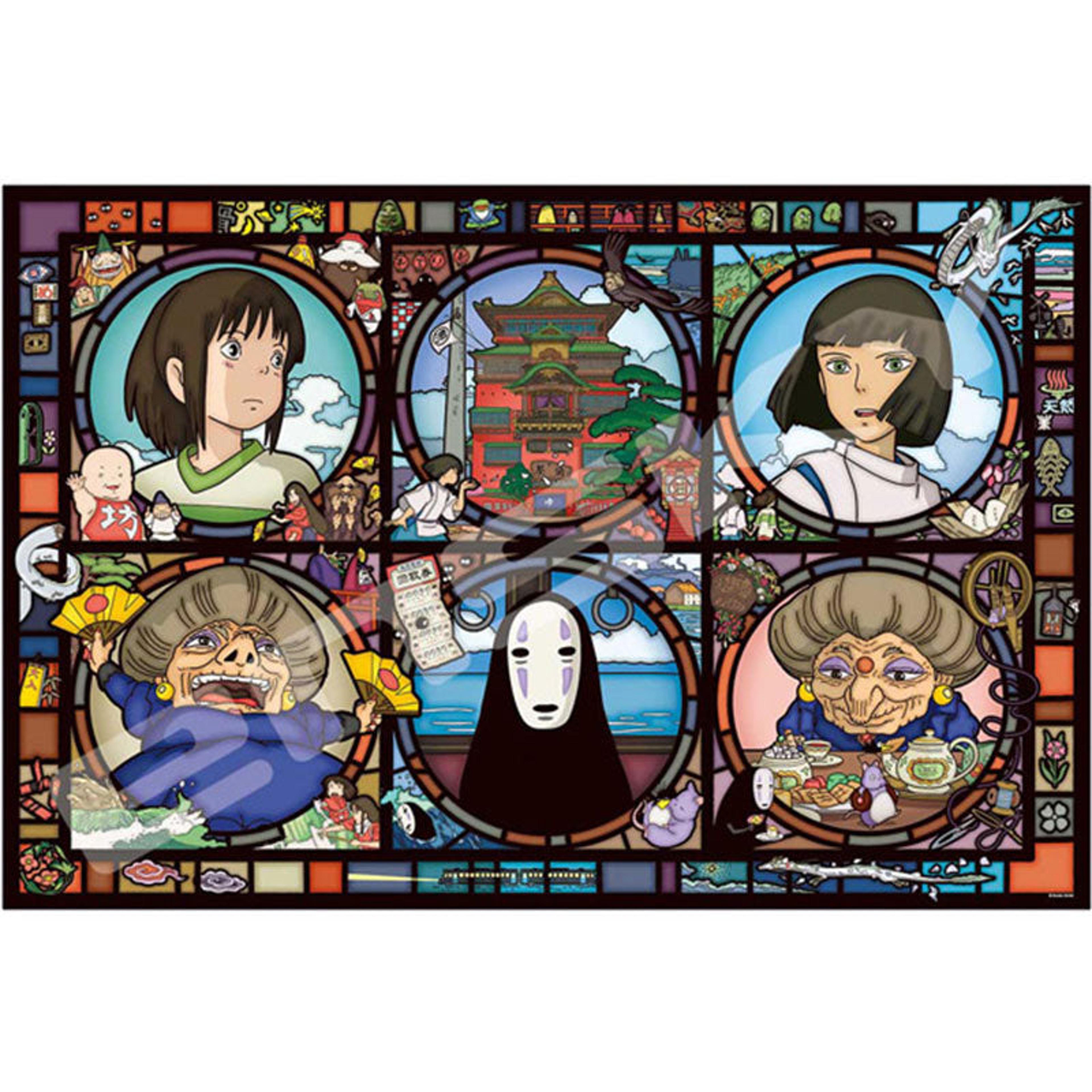 Alternate View 1 of Spirited Away Mysterious Town Large Art Crystal Puzzle