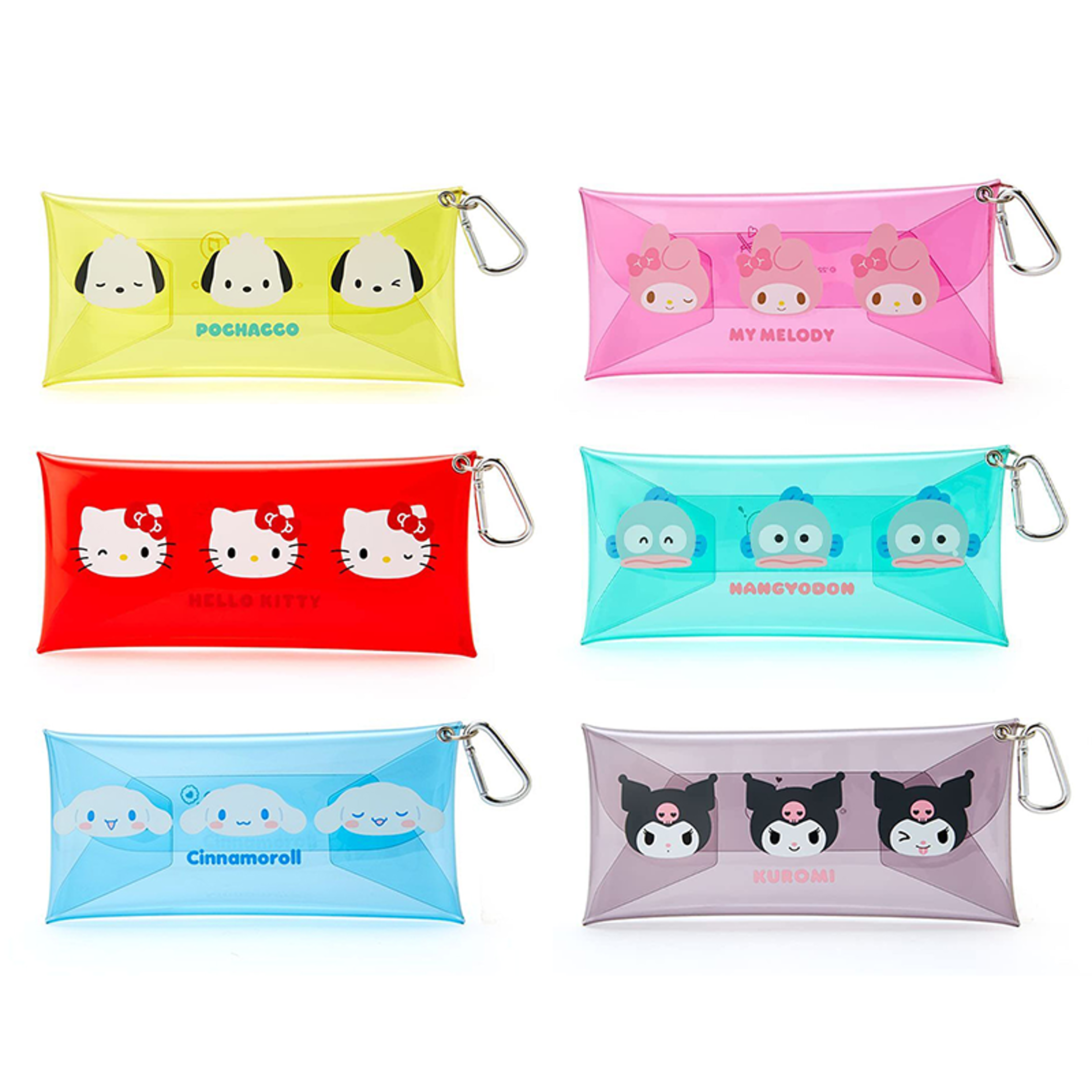 Sanrio Characters Clear Mini Pouch
