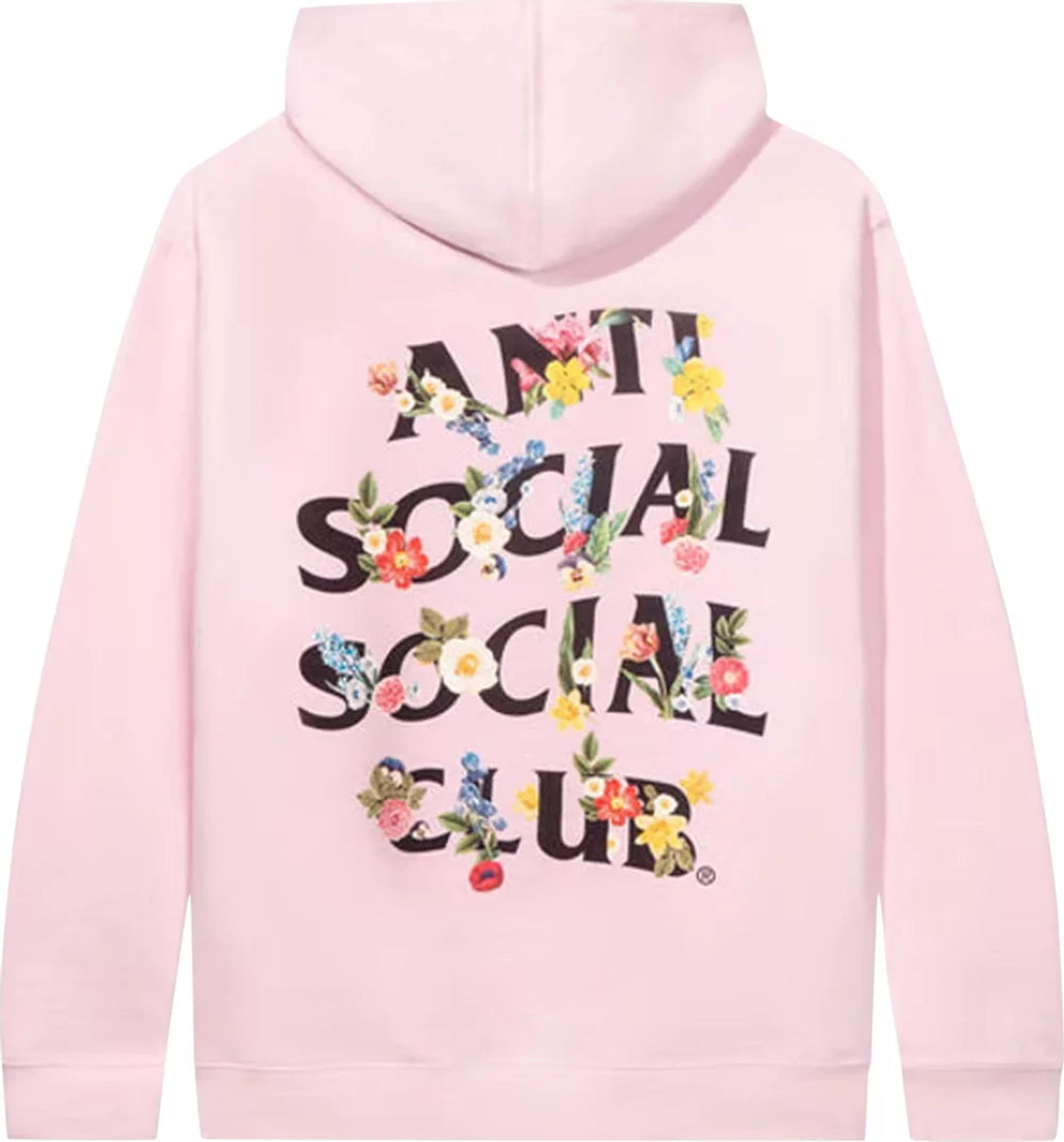 Anti Social Social Club Self Conclusion Pink Hoodie ASSC DS Bran