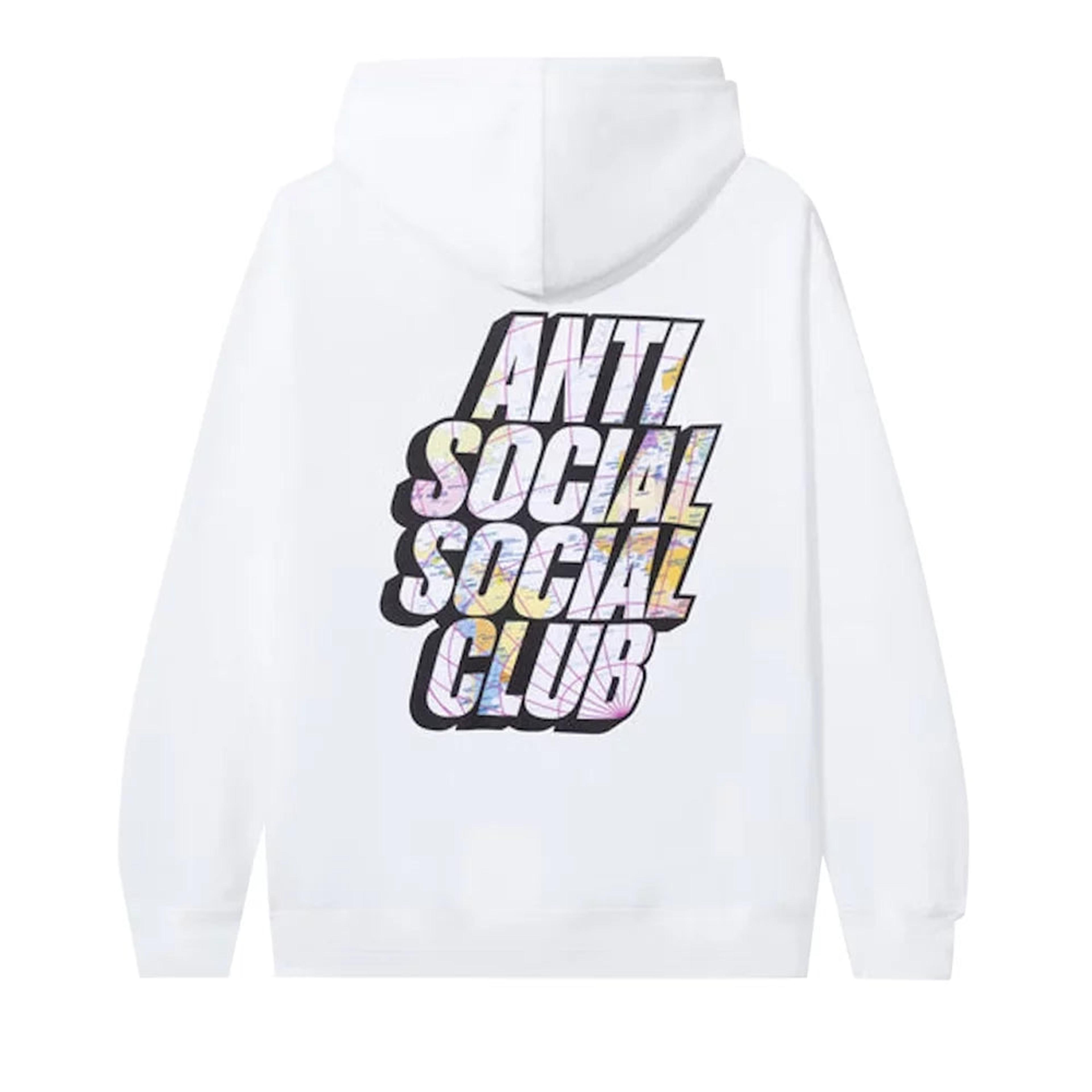 Anti Social Social Club Drop A Pin White Hoodie ASSC DS Brand Ne