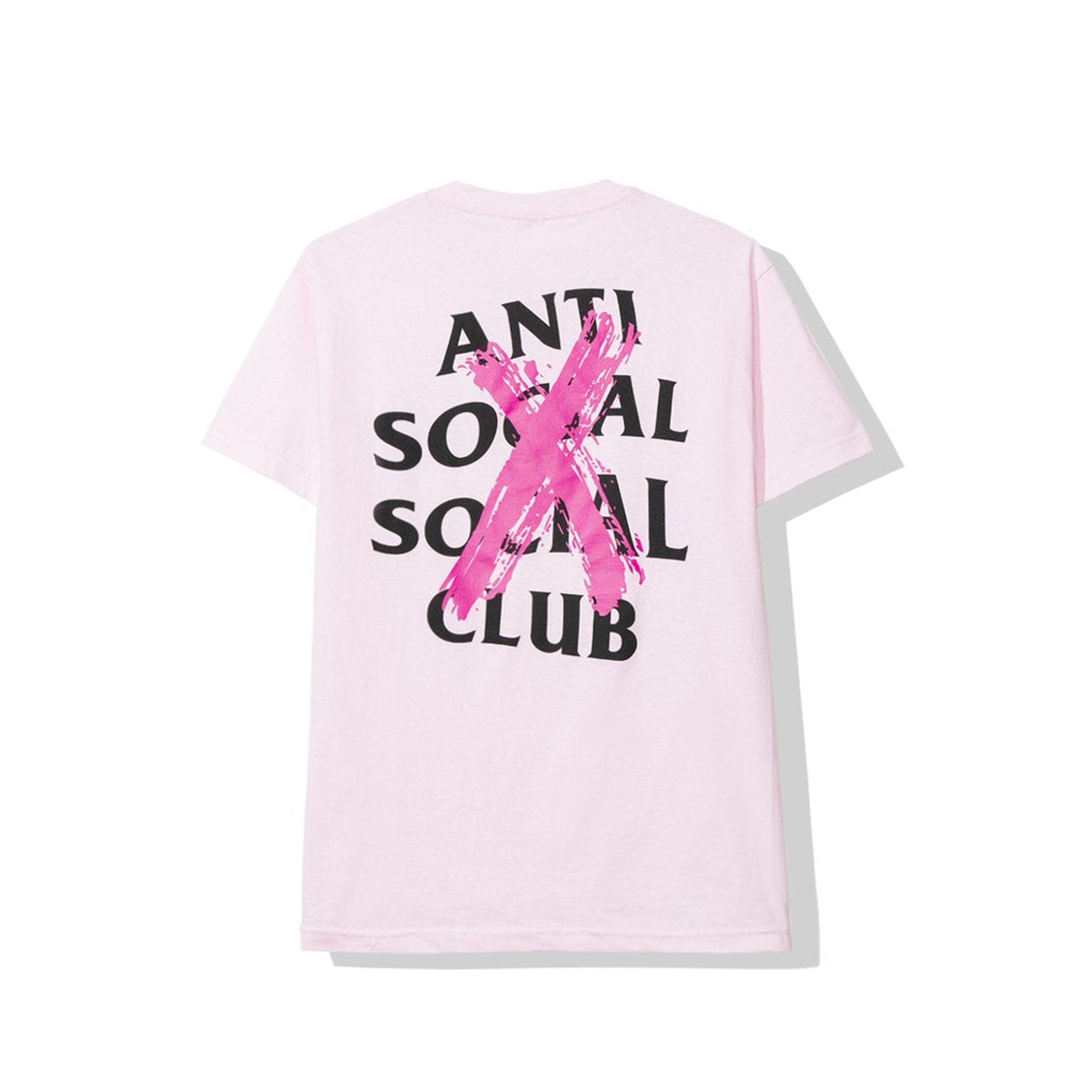 Anti Social Social Club Cancelled Pink Tee ASSC DS Brand New