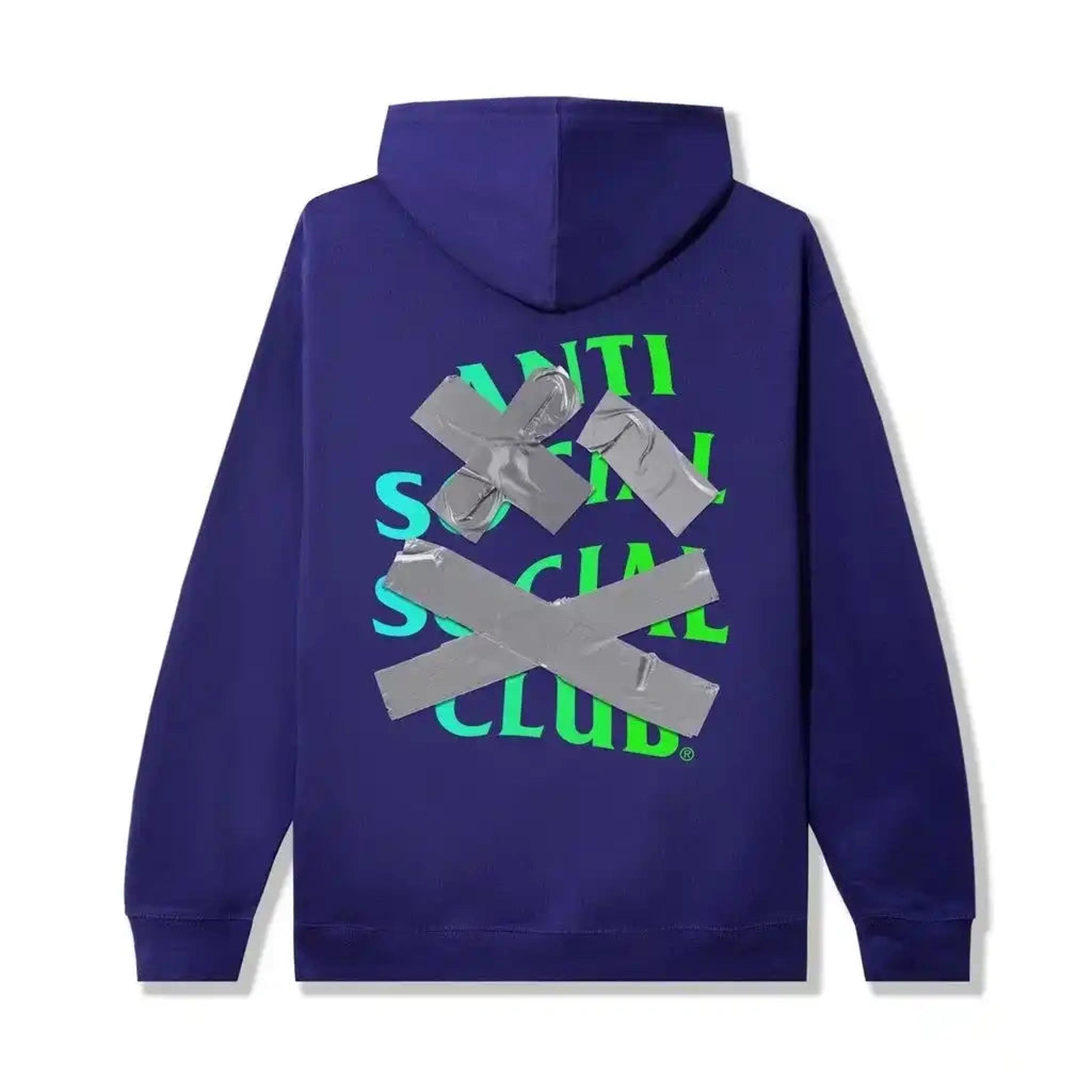 Anti Social Social Club Cancelled Again Purple Hoodie ASSC DS Br
