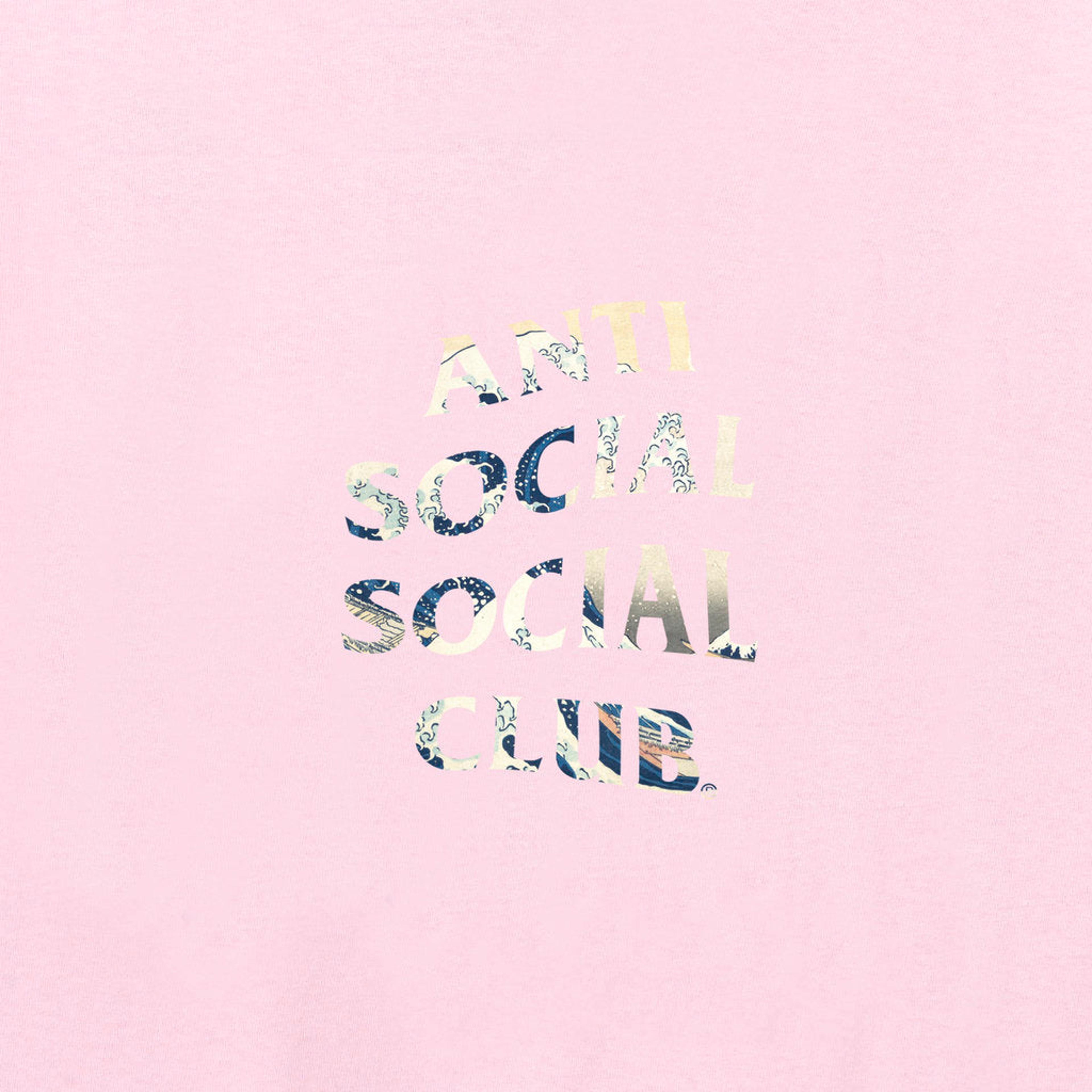 Alternate View 1 of Anti Social Social Club Tonkotsu Pink Tee ASSC DS Brand New