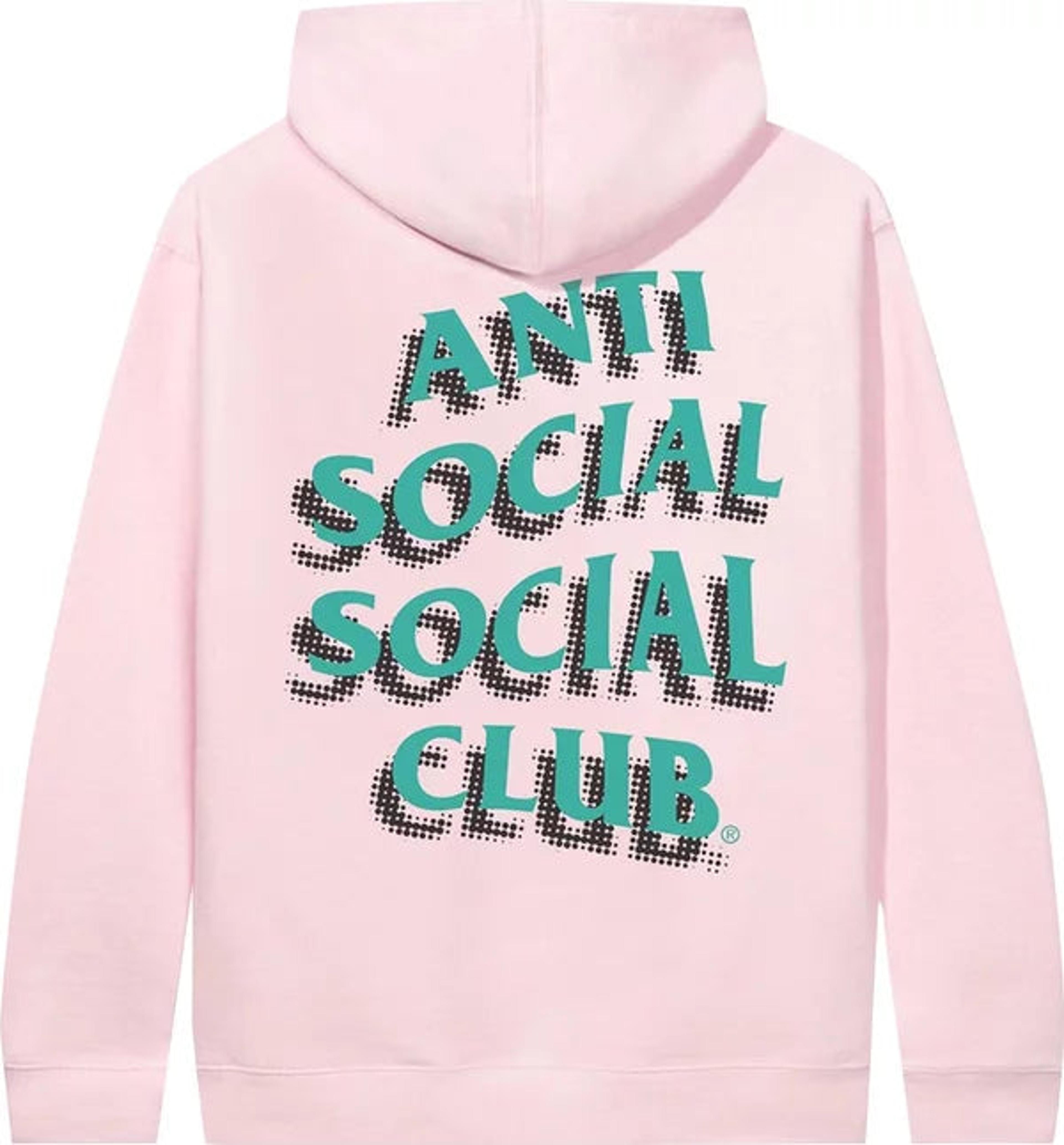 Anti Social Social Club Toned Down Pink Hoodie ASSC DS Brand New
