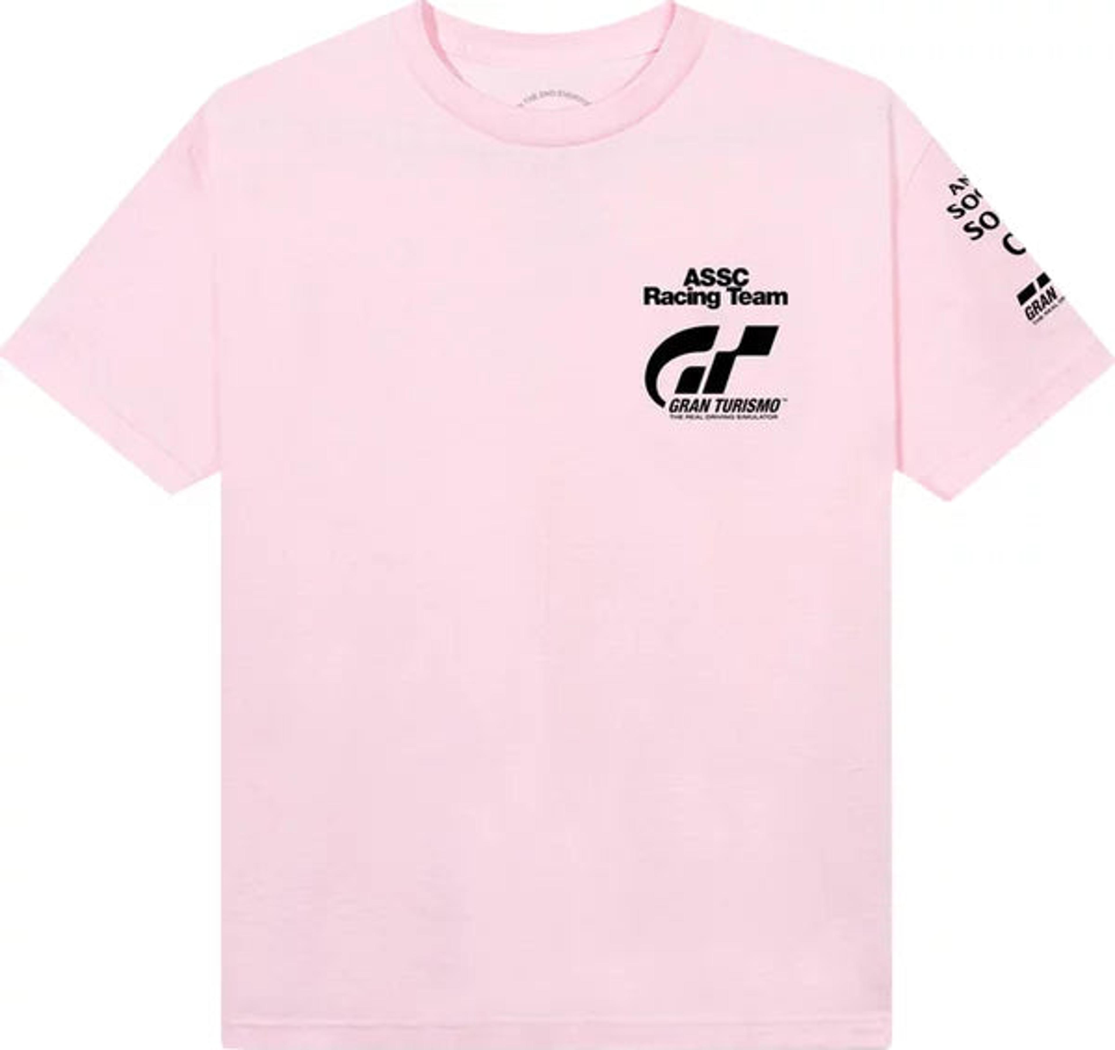 Alternate View 1 of Anti Social Social Club X Grand Turismo GT Logo Pink Tee ASSC DS