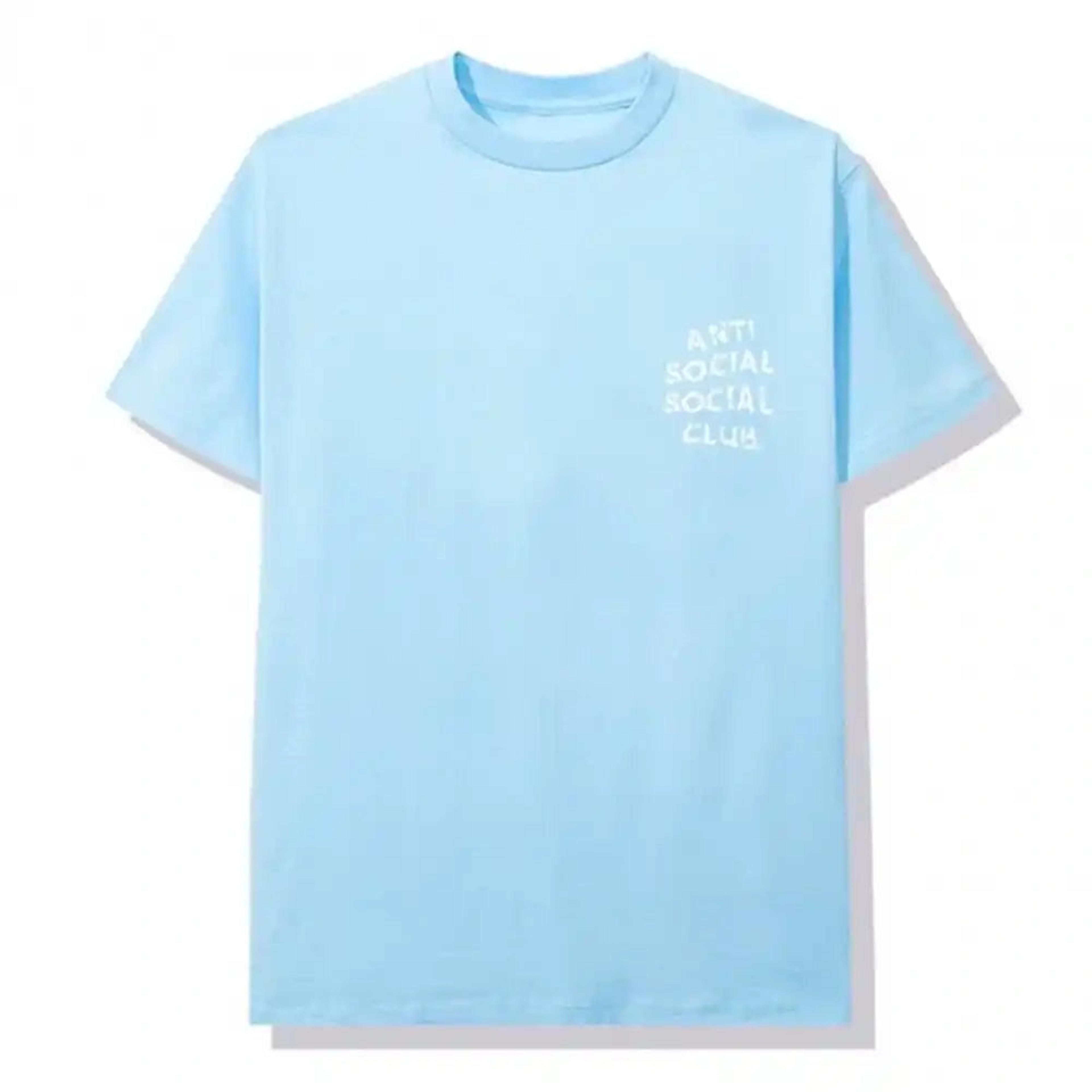Alternate View 1 of Anti Social Social Club Partly Cloudy Blue Tee ASSC DS Brand New