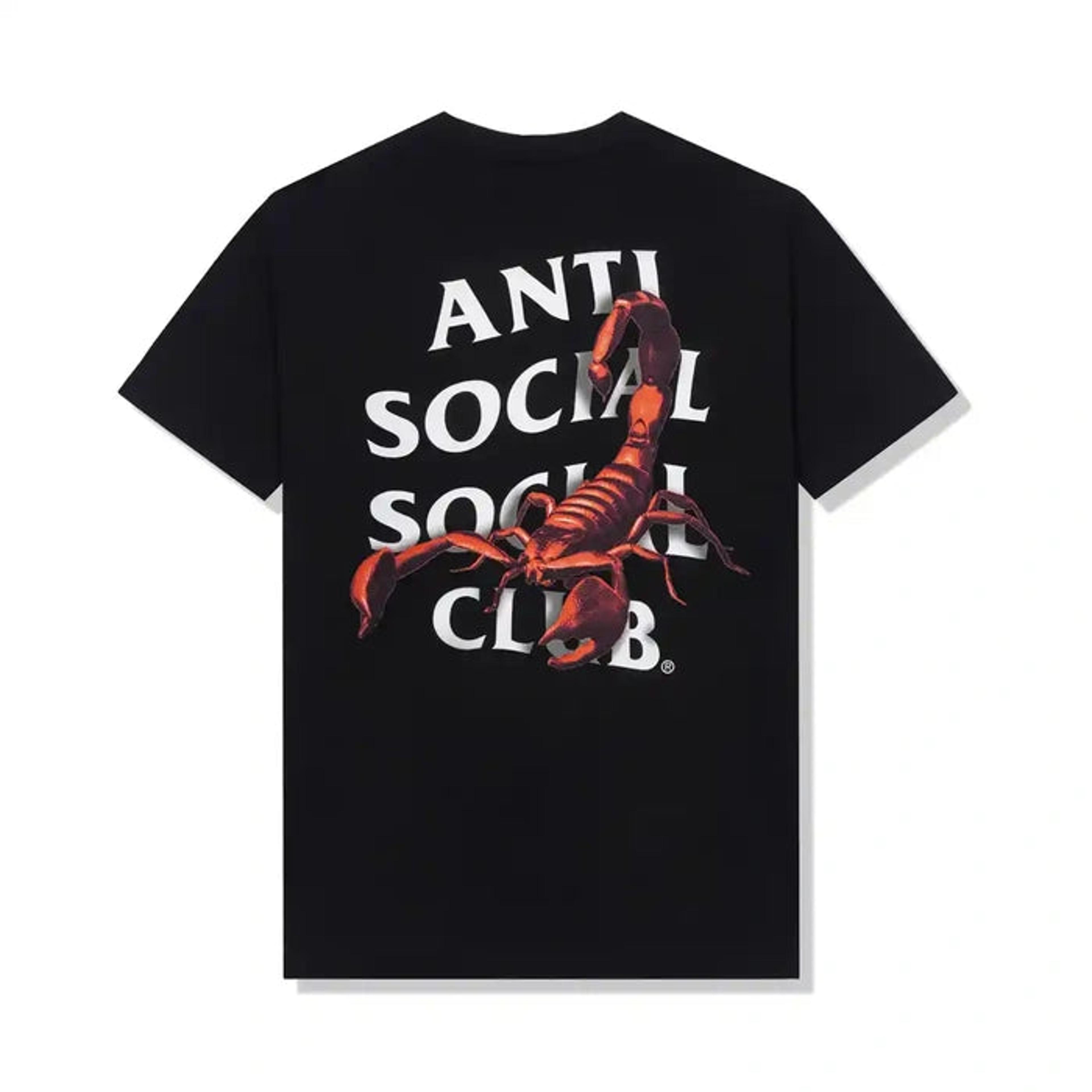 Anti Social Social Club Moodsting Black Tee ASSC DS Brand New