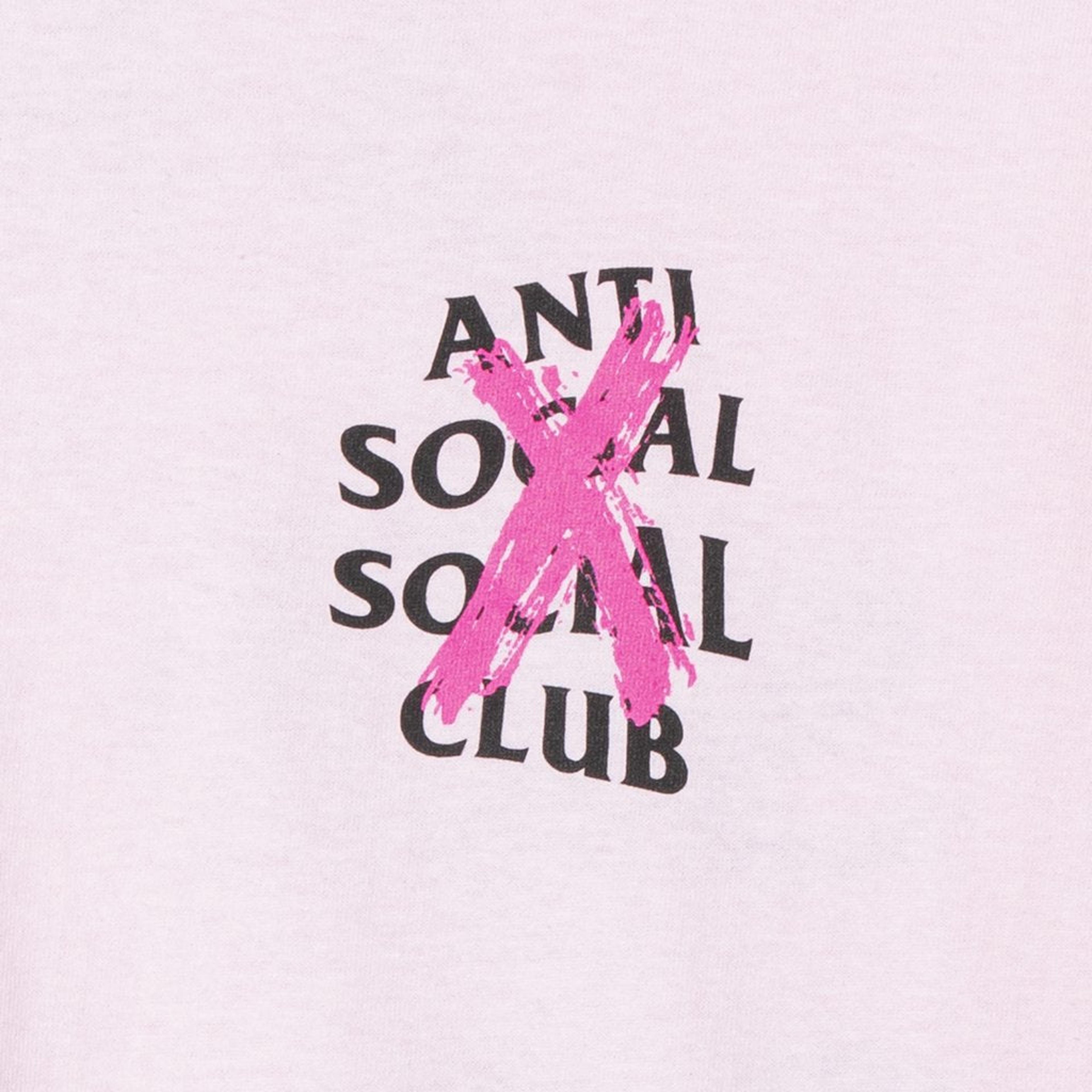 Alternate View 2 of Anti Social Social Club Cancelled Pink Tee ASSC DS Brand New