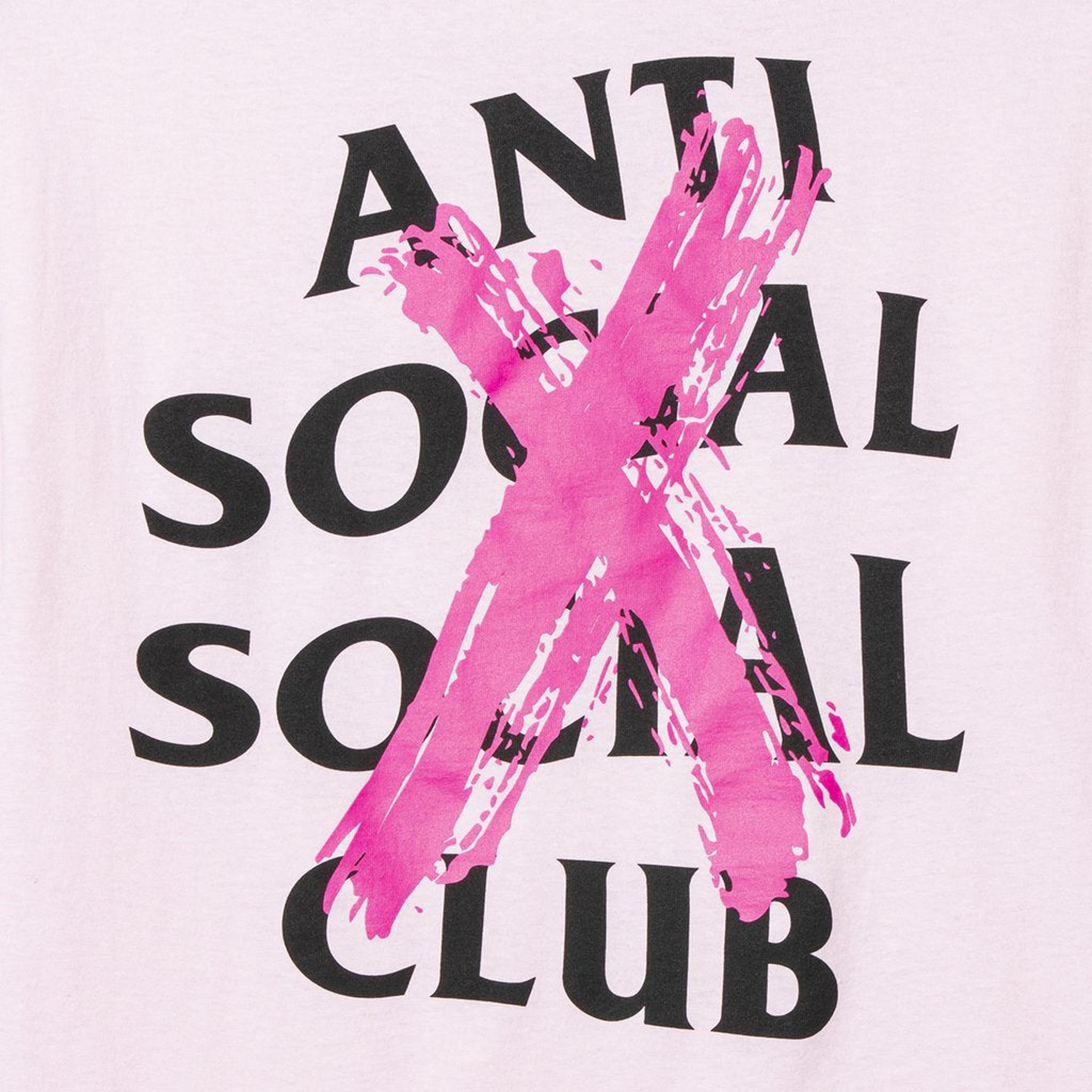 Alternate View 3 of Anti Social Social Club Cancelled Pink Tee ASSC DS Brand New