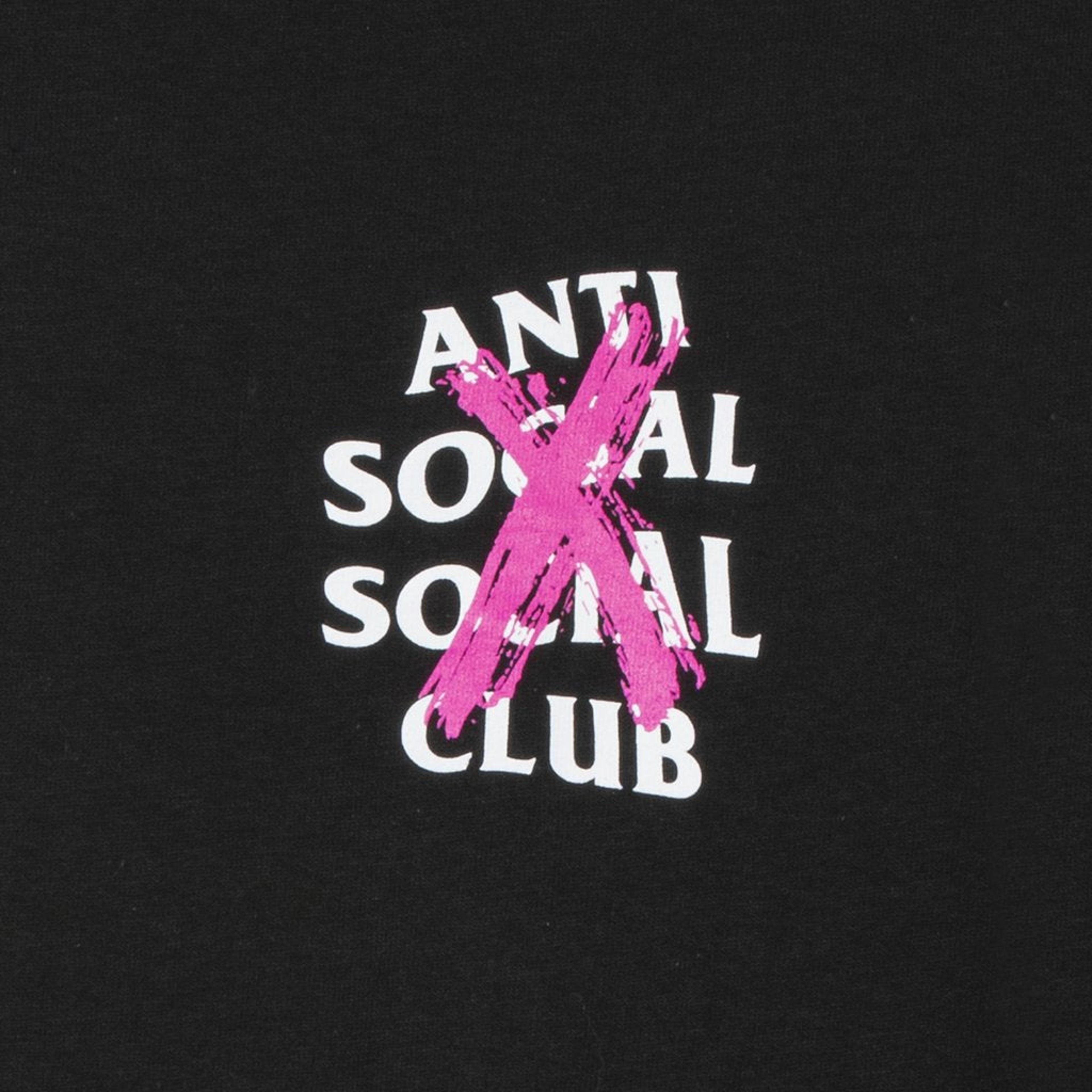 Alternate View 2 of Anti Social Social Club Cancelled Black Tee ASSC DS Brand New