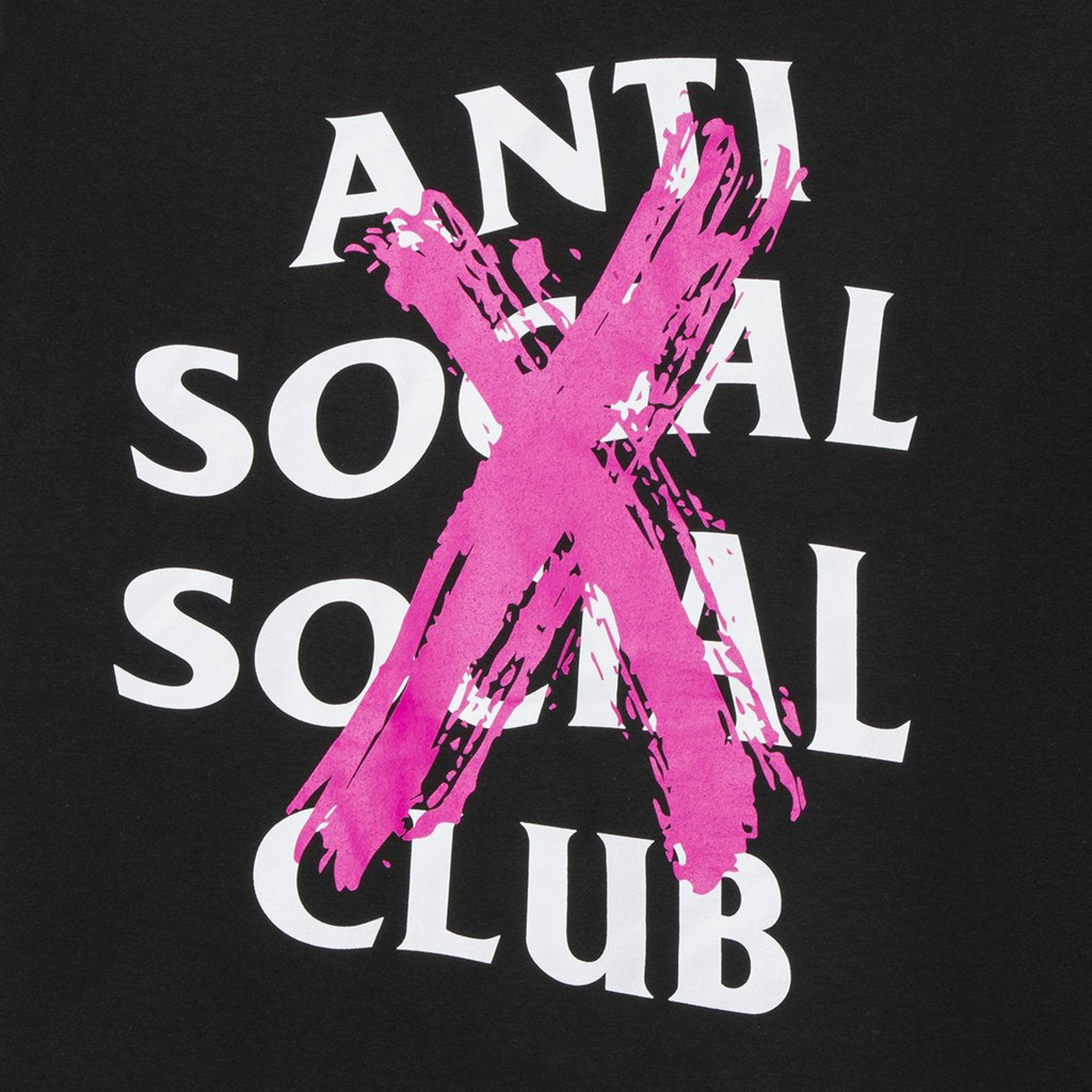 Alternate View 3 of Anti Social Social Club Cancelled Black Tee ASSC DS Brand New