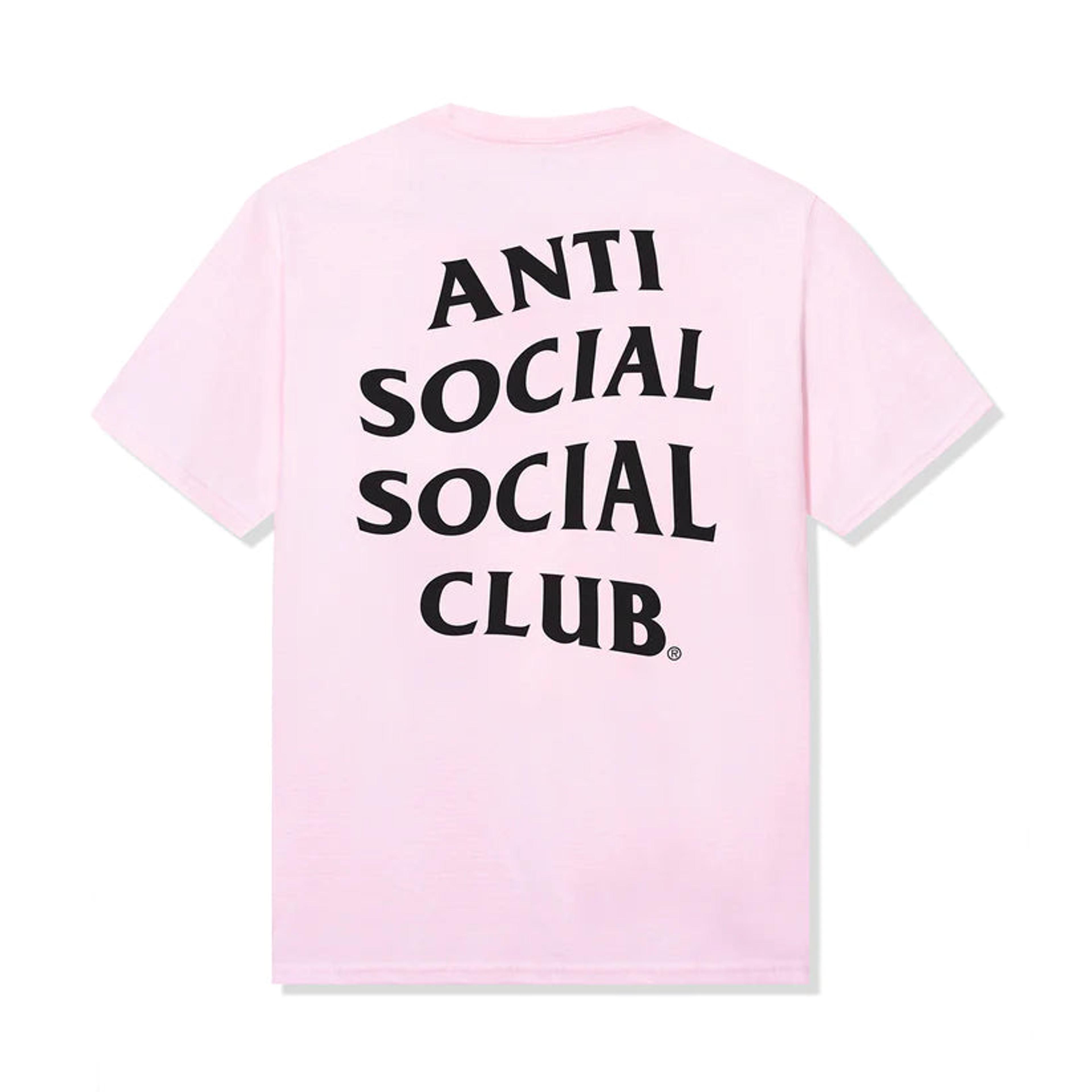 Anti Social Social Club Mind Game Pink Tee ASSC DS Brand New