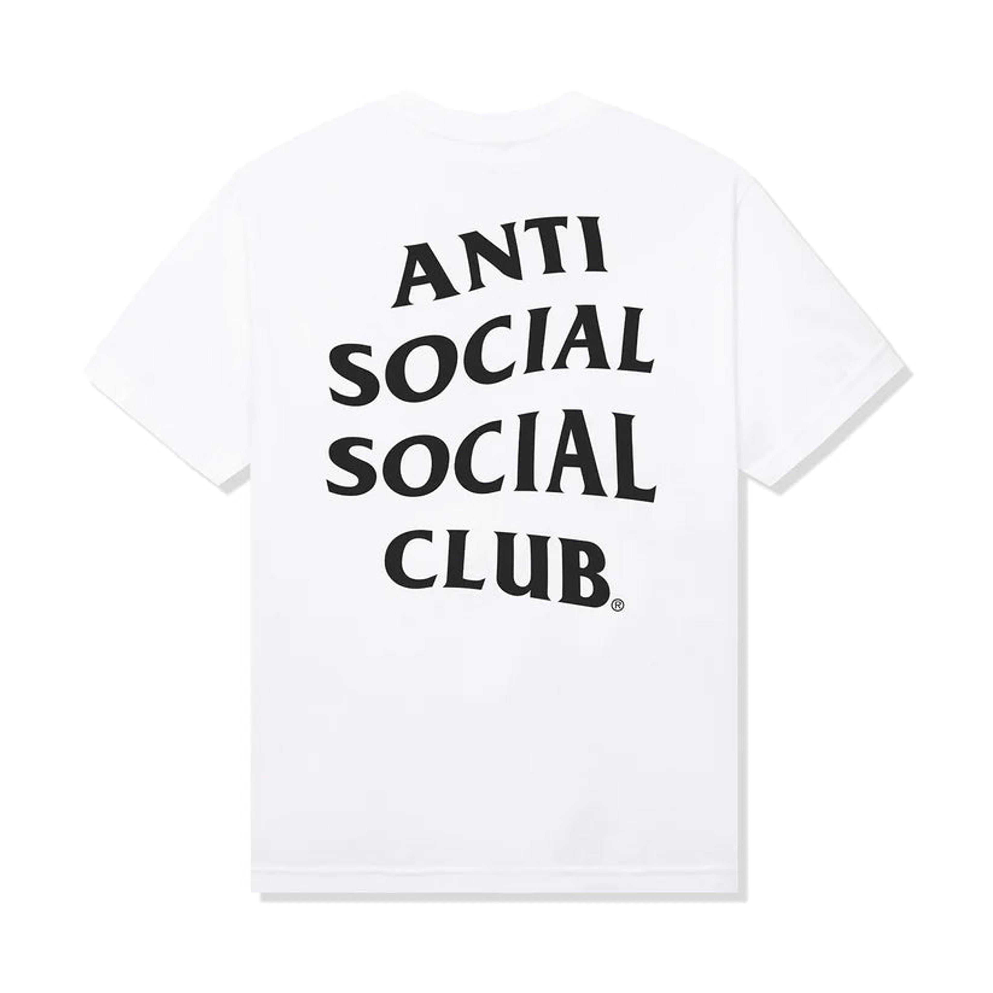 Anti Social Social Club Mind Game White Tee ASSC DS Brand New