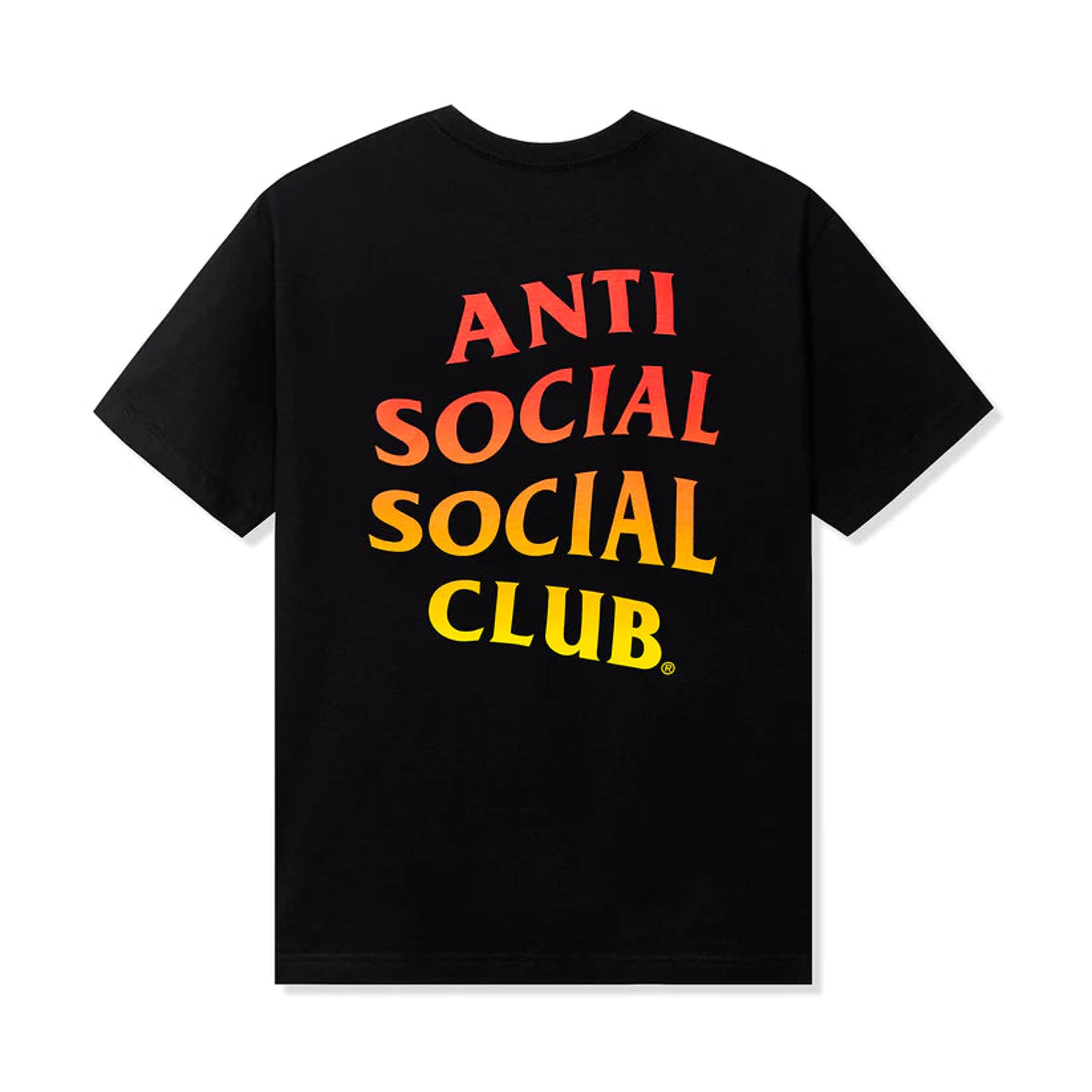 Alternate View 1 of Anti Social Social Club Hot At First Black Tee ASSC DS Brand New
