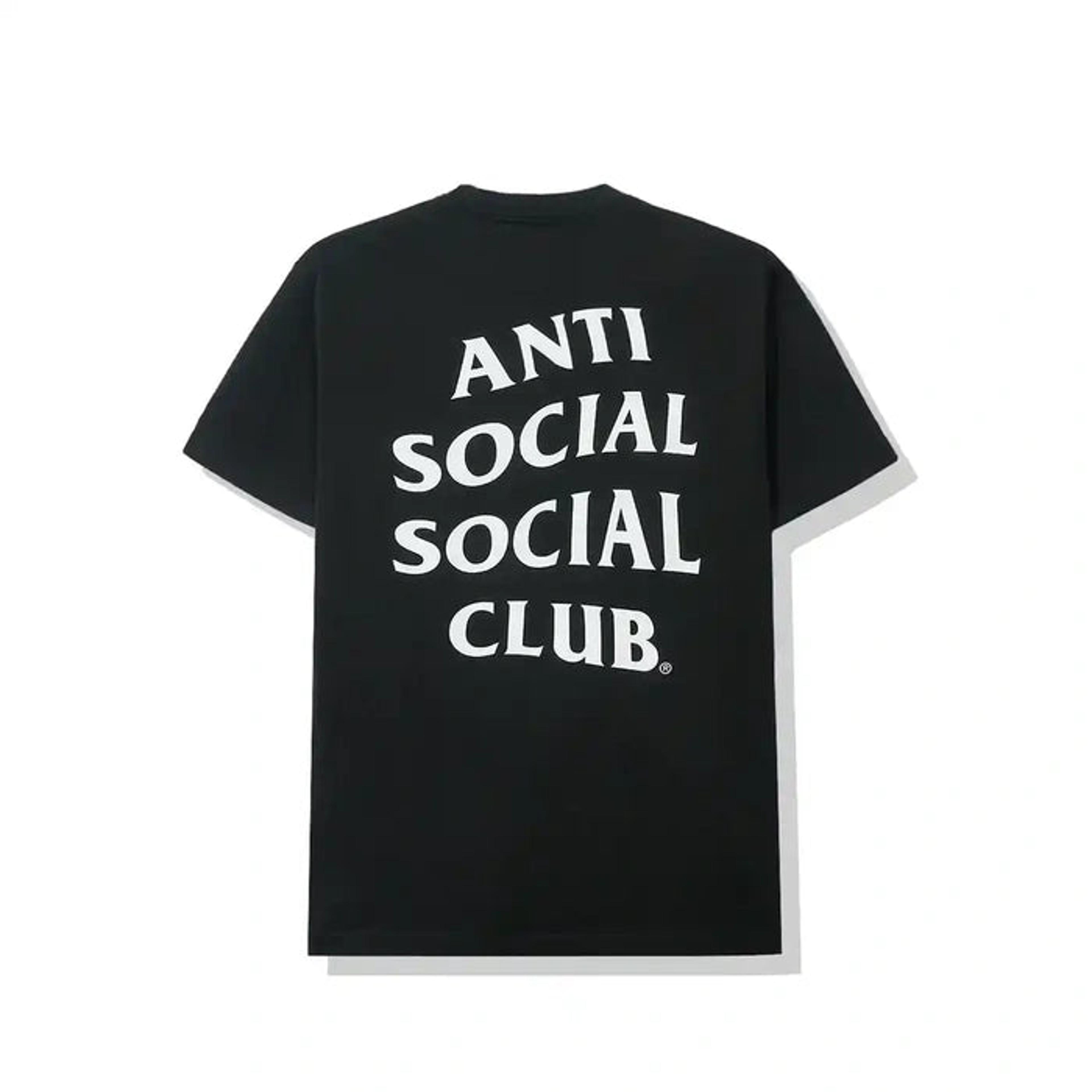 Anti Social Social Club Mind Game Black Tee ASSC DS Brand New