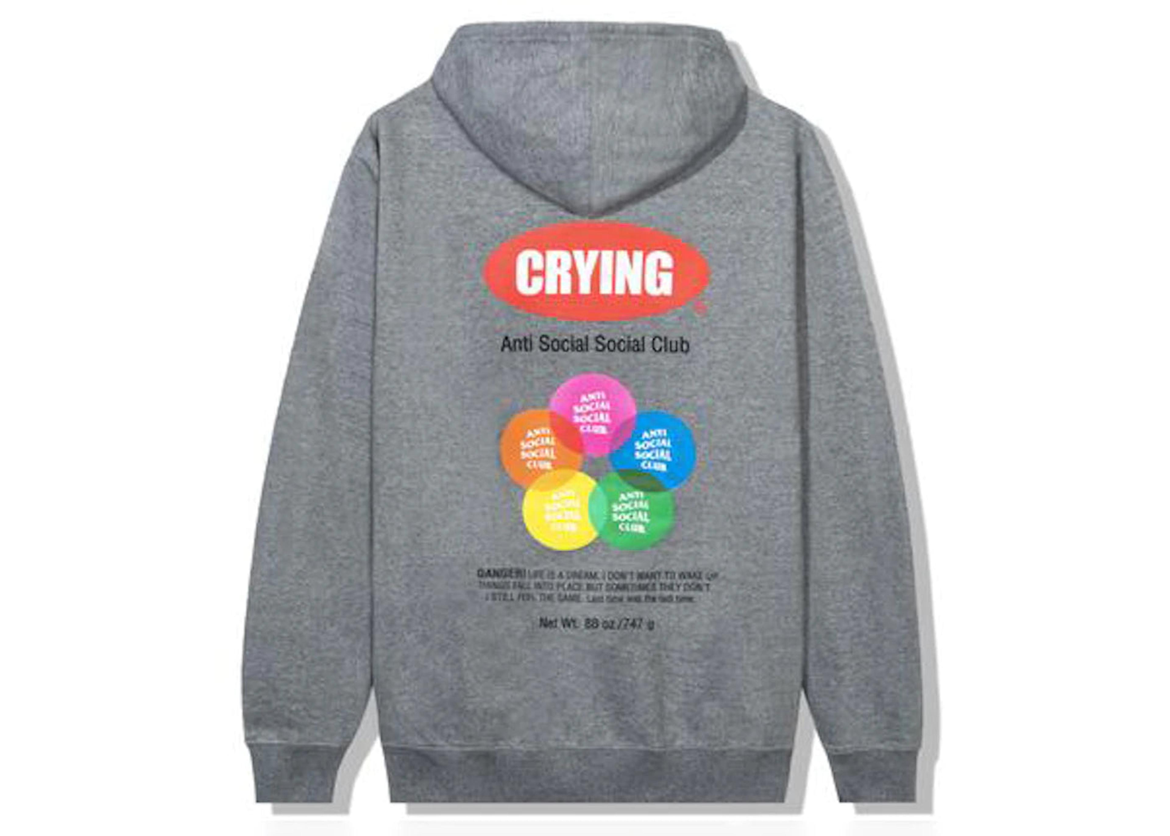Anti Social Social Club Toy With Me Gray Hoodie ASSC DS Brand Ne