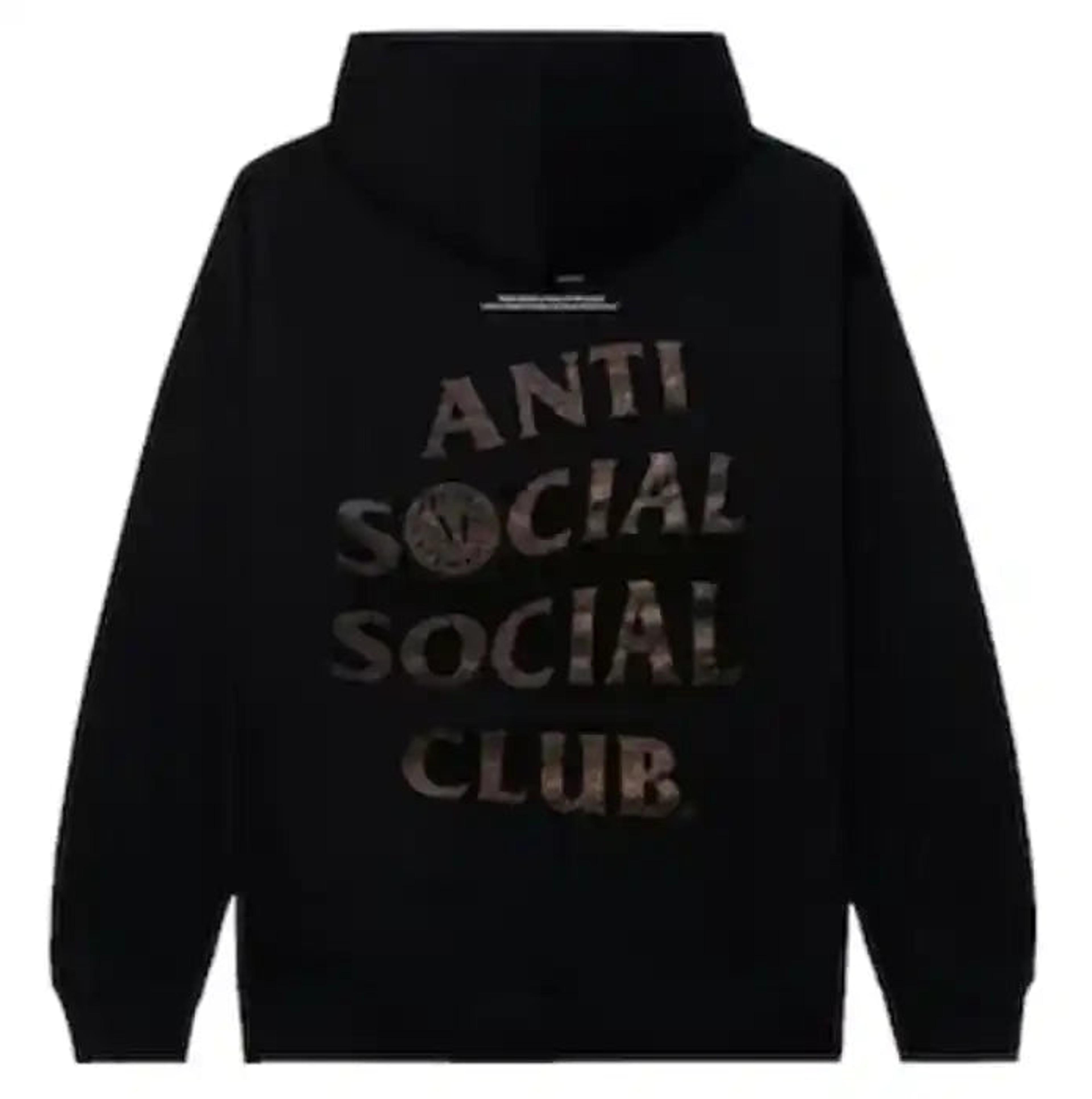 Alternate View 1 of Anti Social Social Club X Martha Stewart Lobster Black Hoodie AS