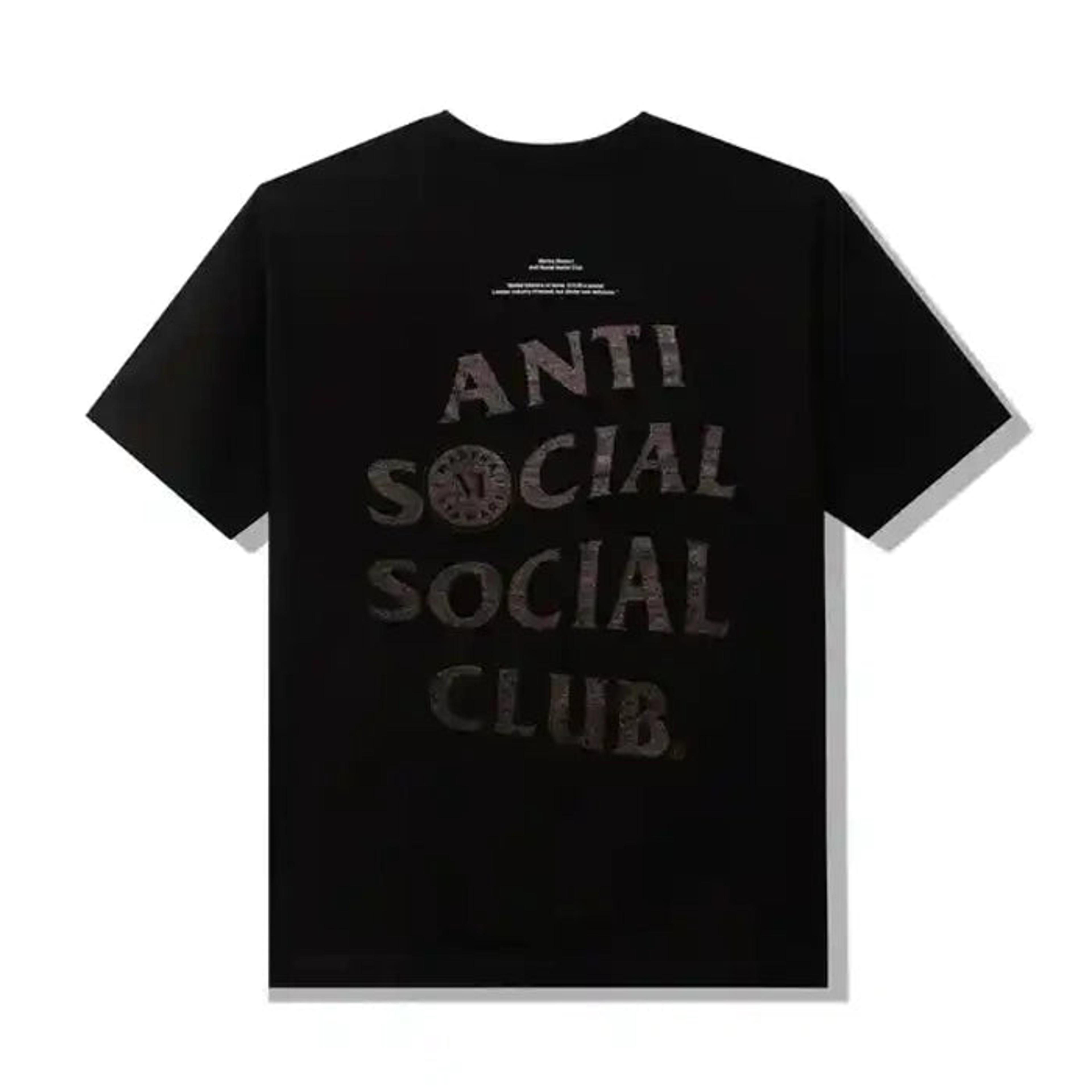 Alternate View 1 of Anti Social Social Club X Martha Stewart Oyster Black Tee ASSC D