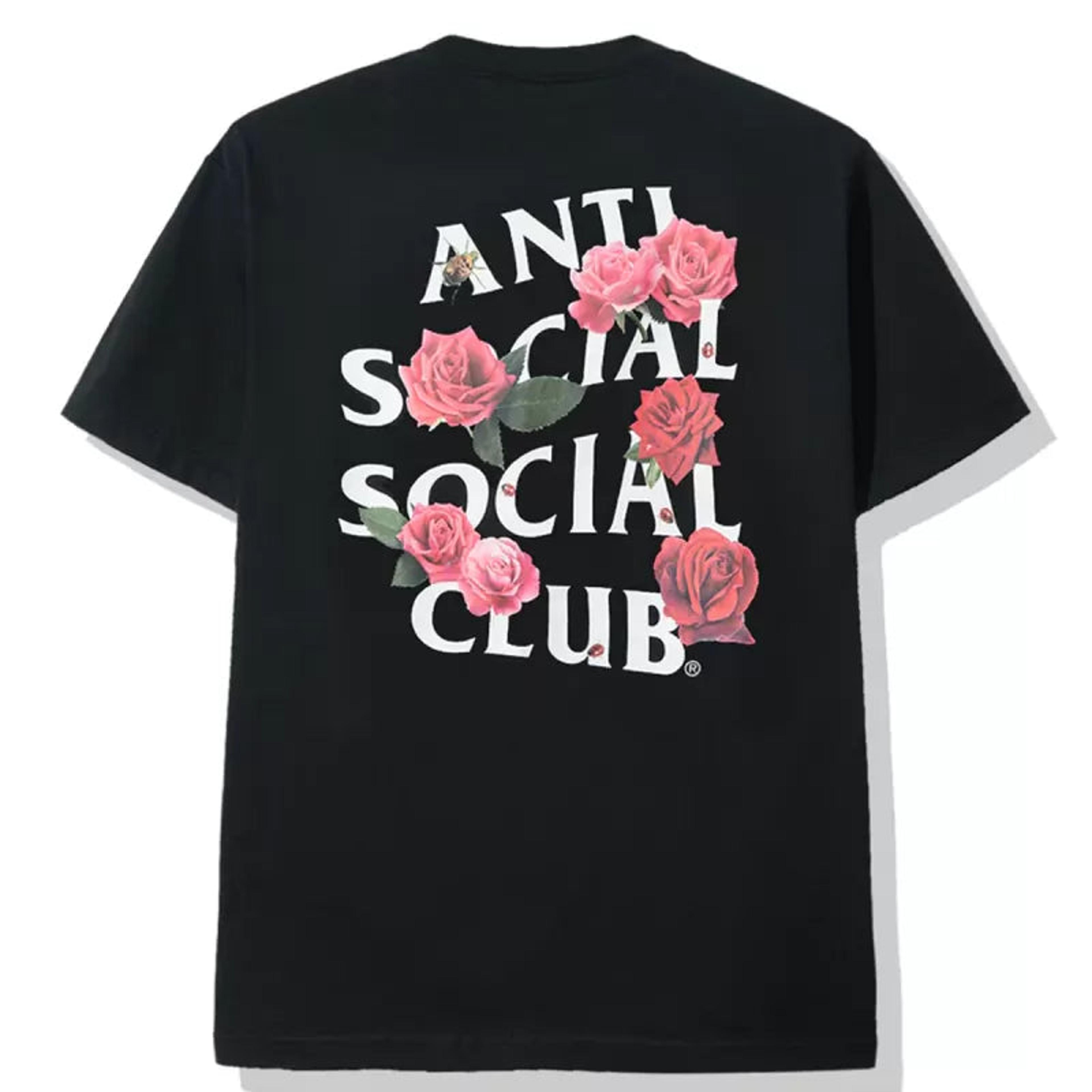 Anti Social Social Club Smells Bad Black Tee ASSC DS Brand New